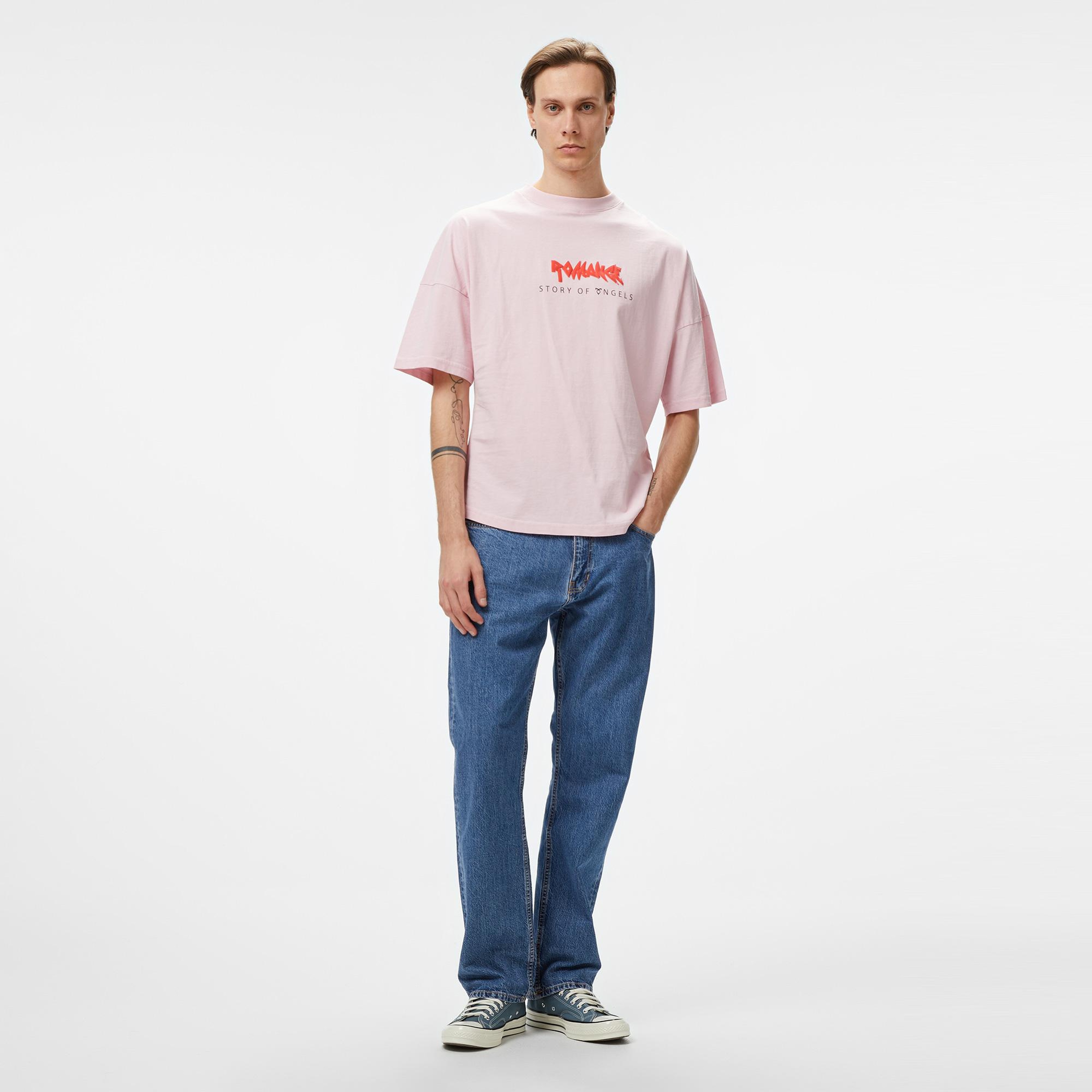 Story Of Angels Soa Budha Dream Water Colour   Erkek Pembe T-Shirt