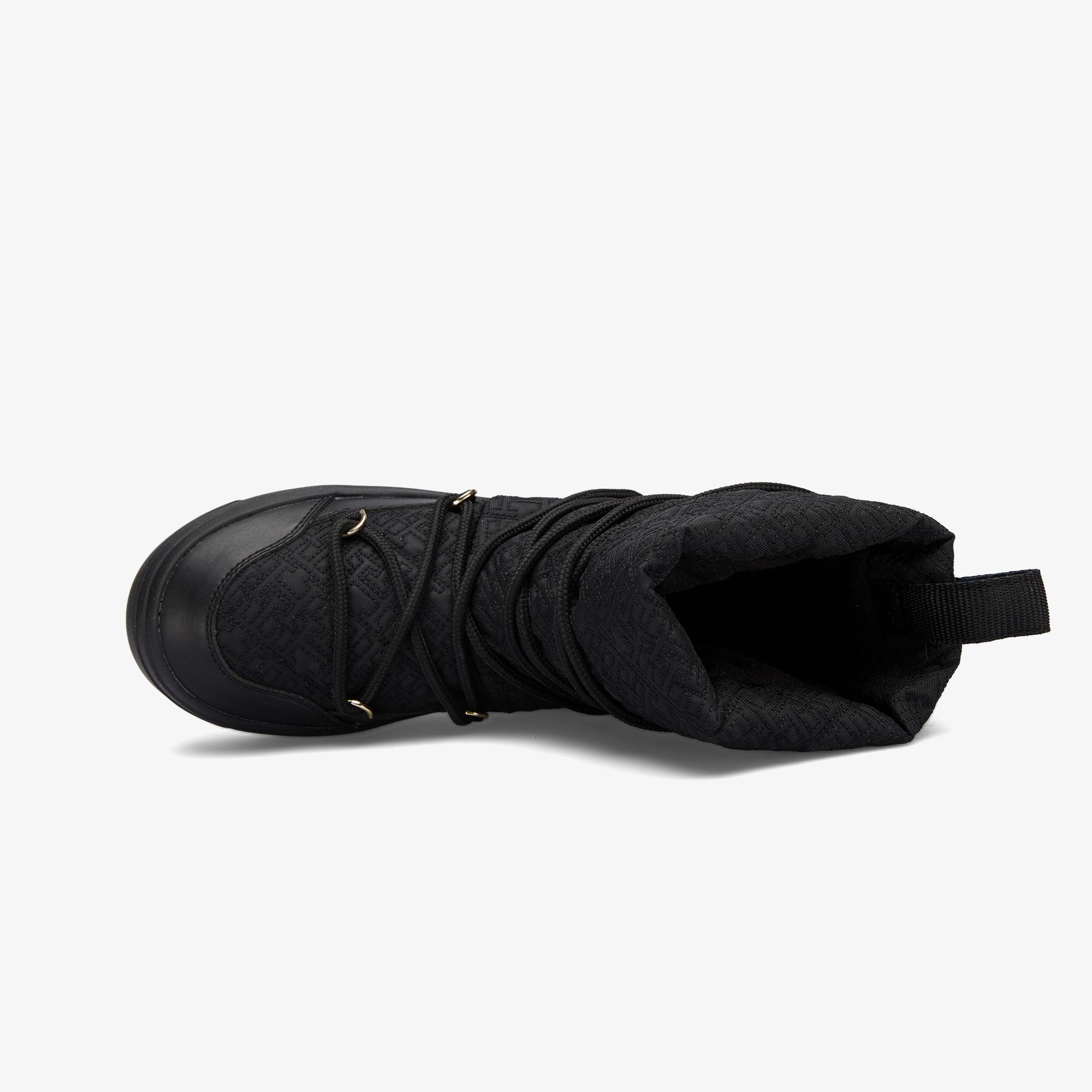 Tommy Hilfiger Lace-Up Monogram Kadın Siyah Bot