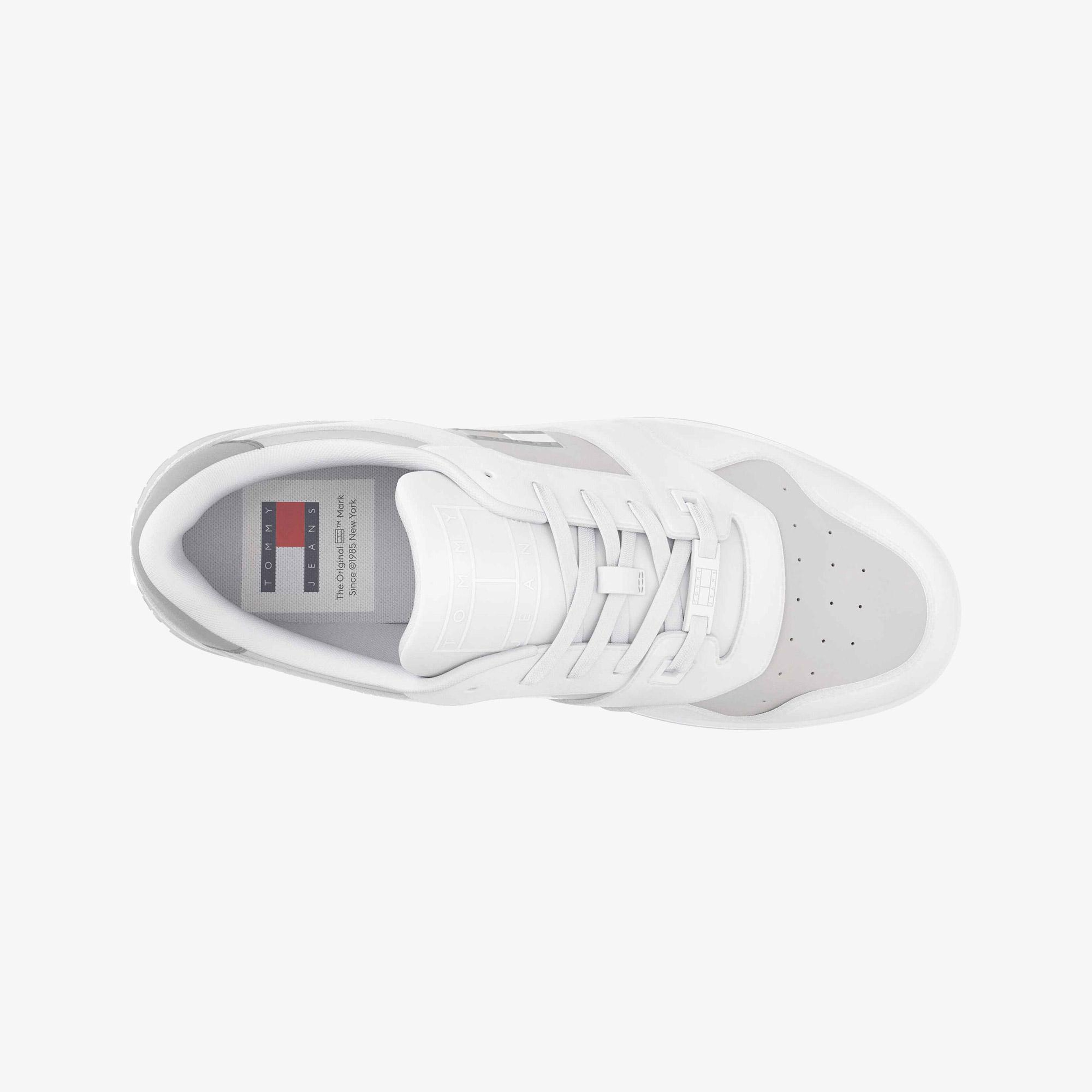 Tommy Jeans Retro Basket Tonal Kadın Gri Spor Ayakkabı