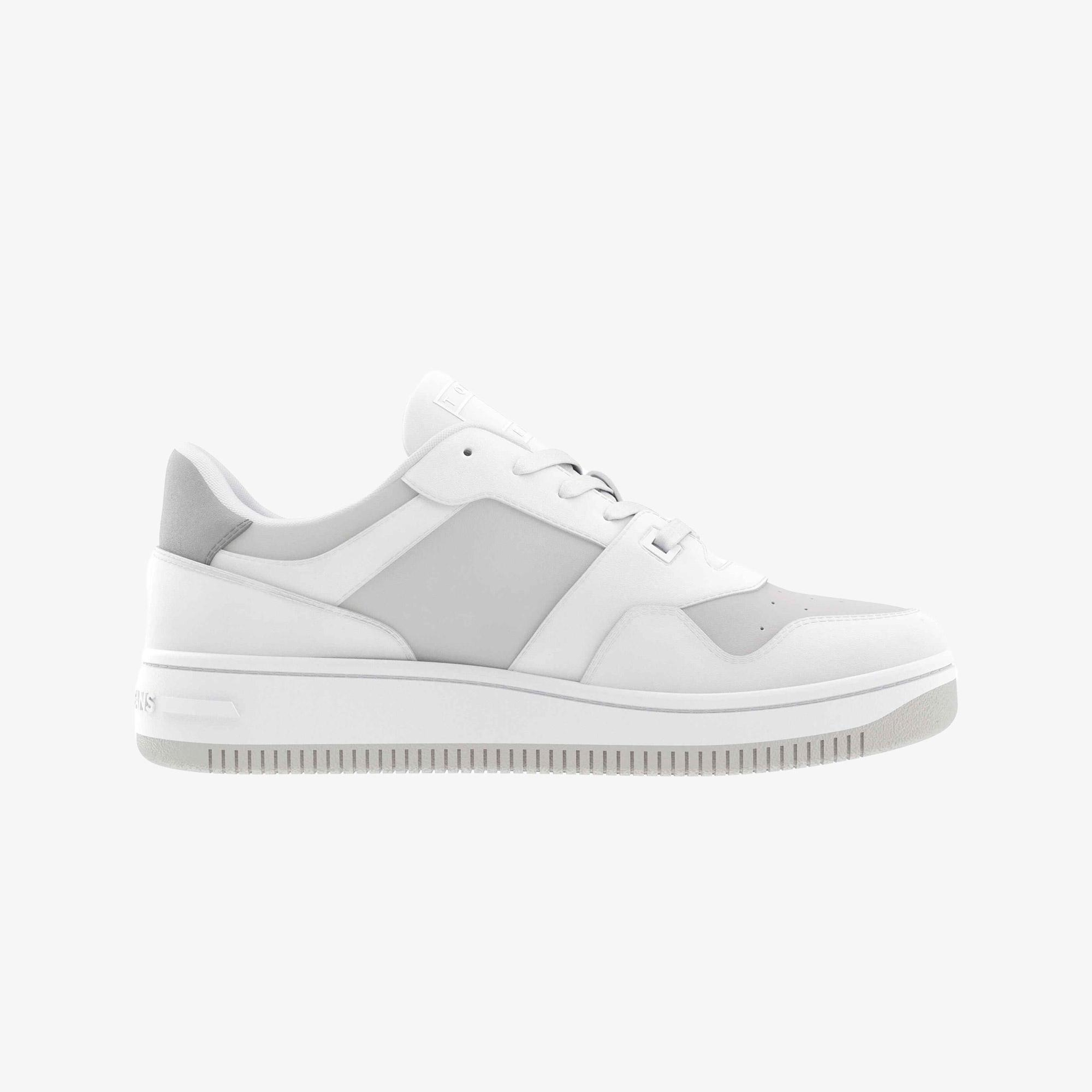 Tommy Jeans Retro Basket Tonal Kadın Gri Spor Ayakkabı