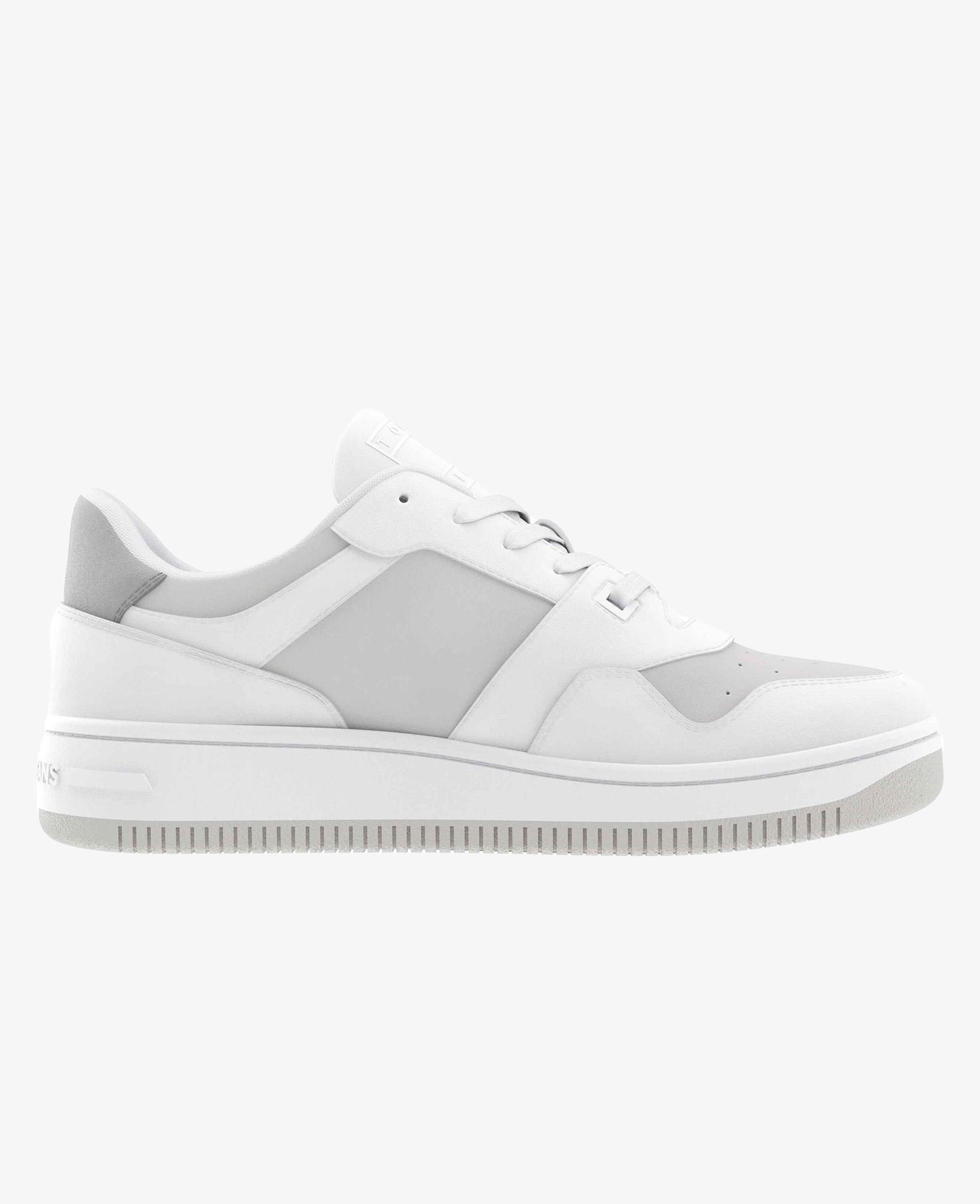 Tommy Jeans Retro Basket Tonal Kadın Gri Spor Ayakkabı