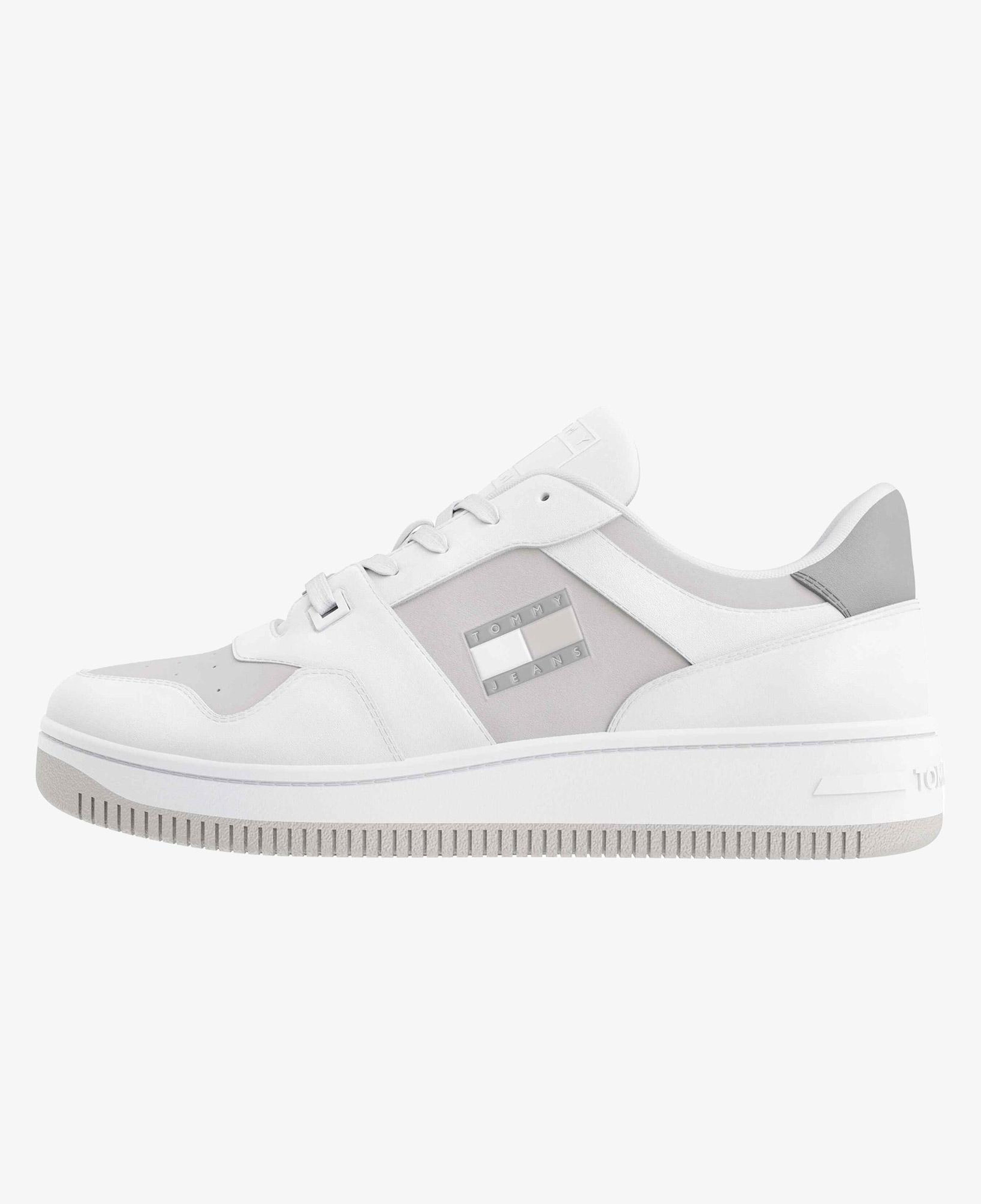 Tommy Jeans Retro Basket Tonal Kadın Gri Spor Ayakkabı