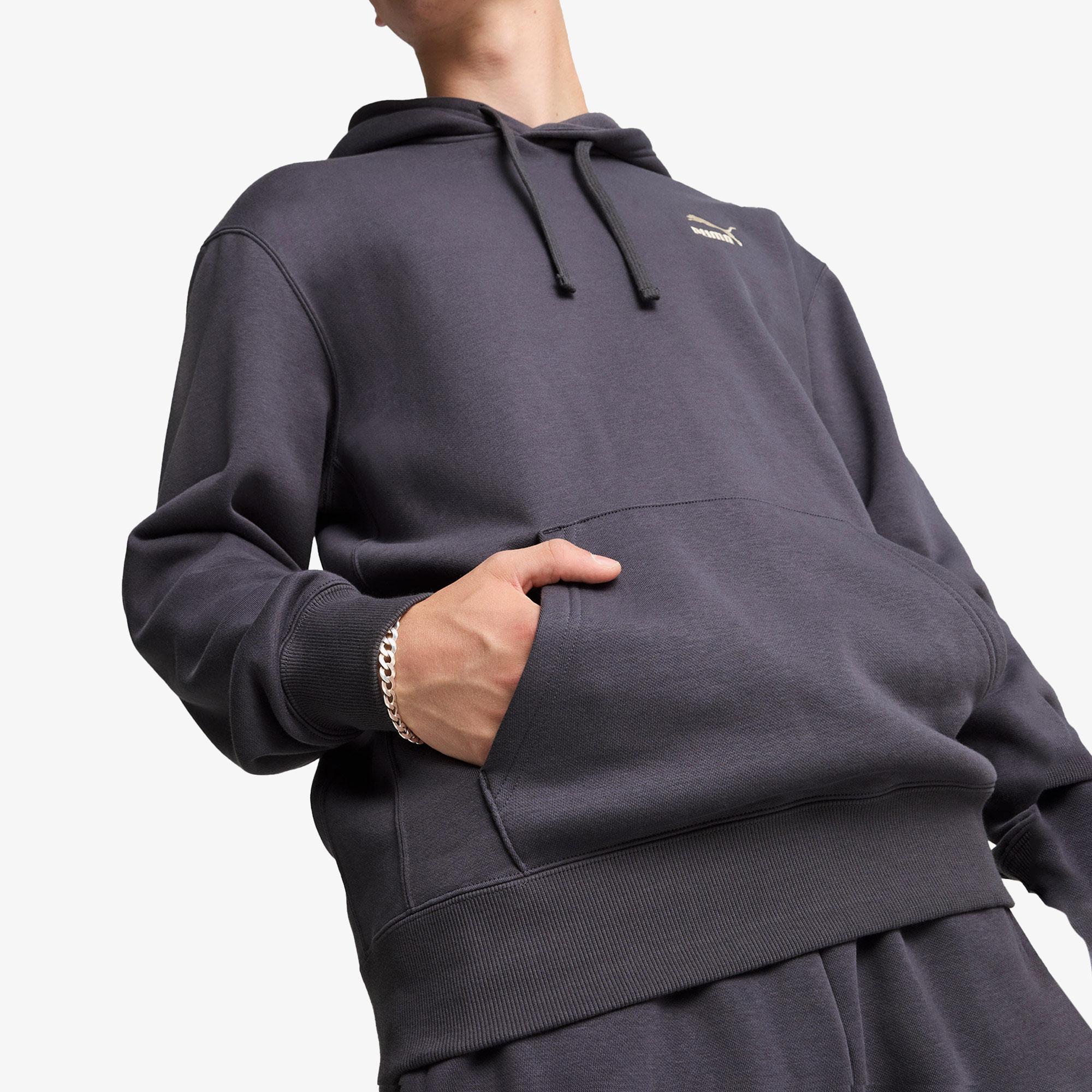 Puma Classics Hoodie Unisex Gri Hoodie