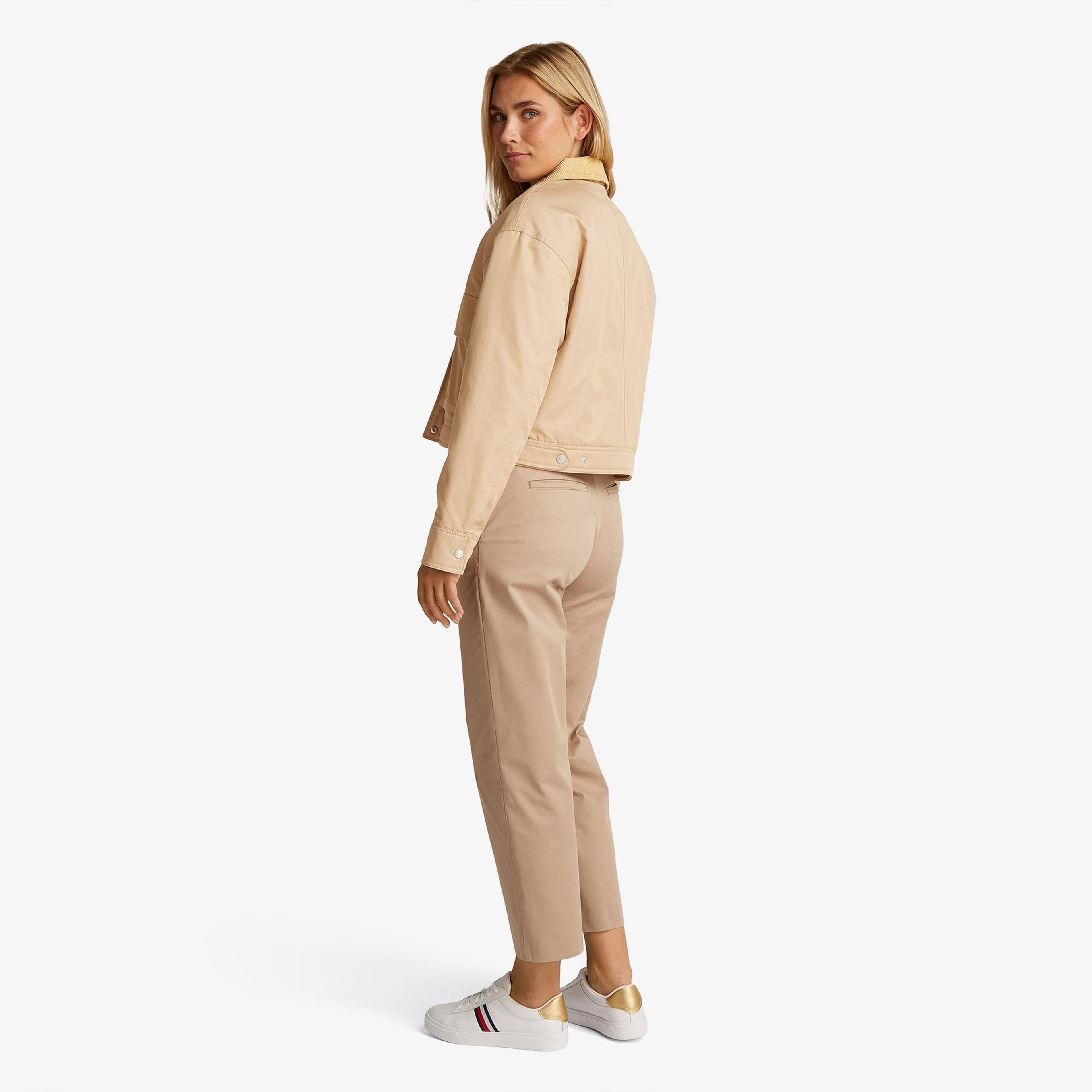 Tommy Hilfiger Tjw Twill With Cord Kadın Kahverengi Ceket