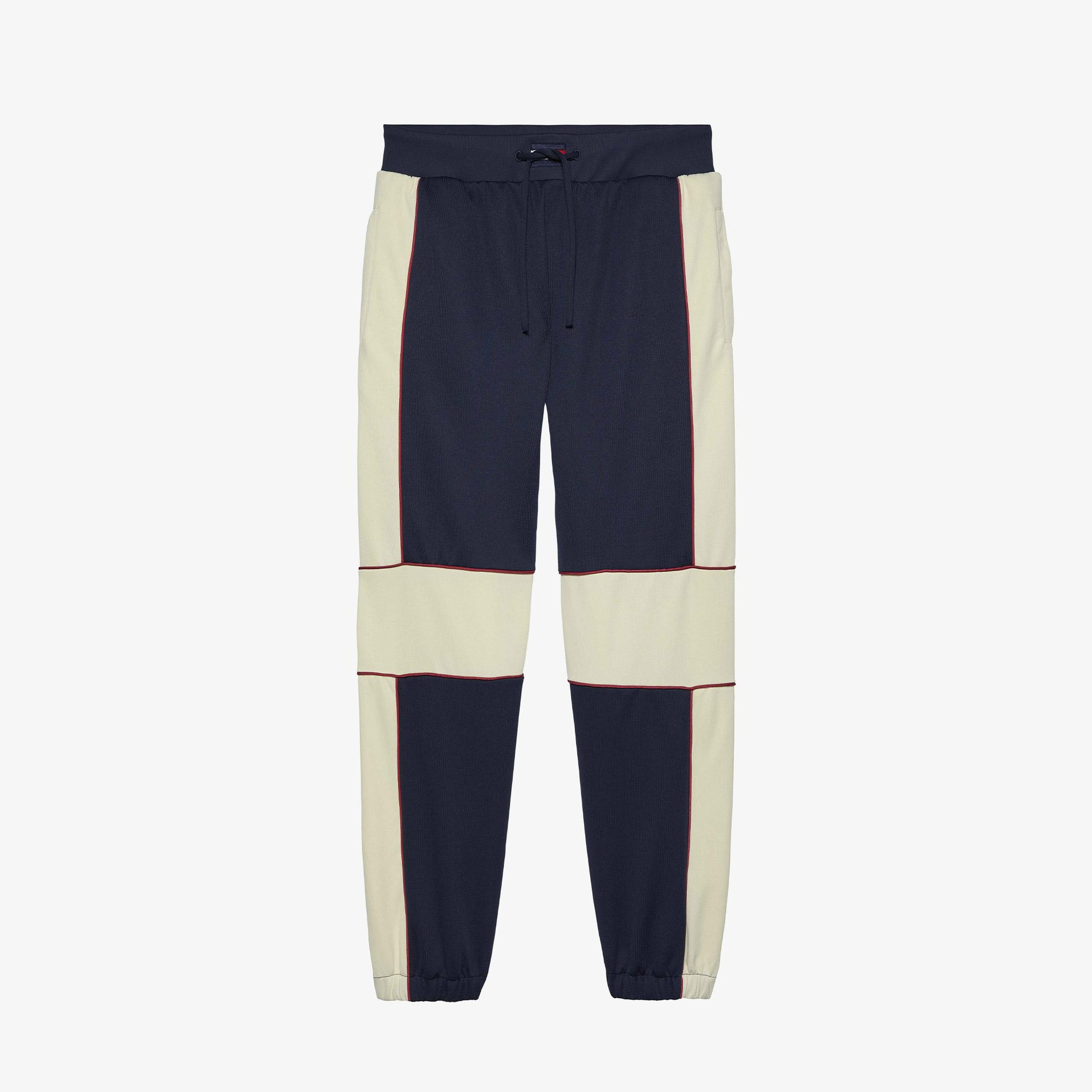 Tommy Jeans Colourblock Erkek Mavi Eşofman Altı