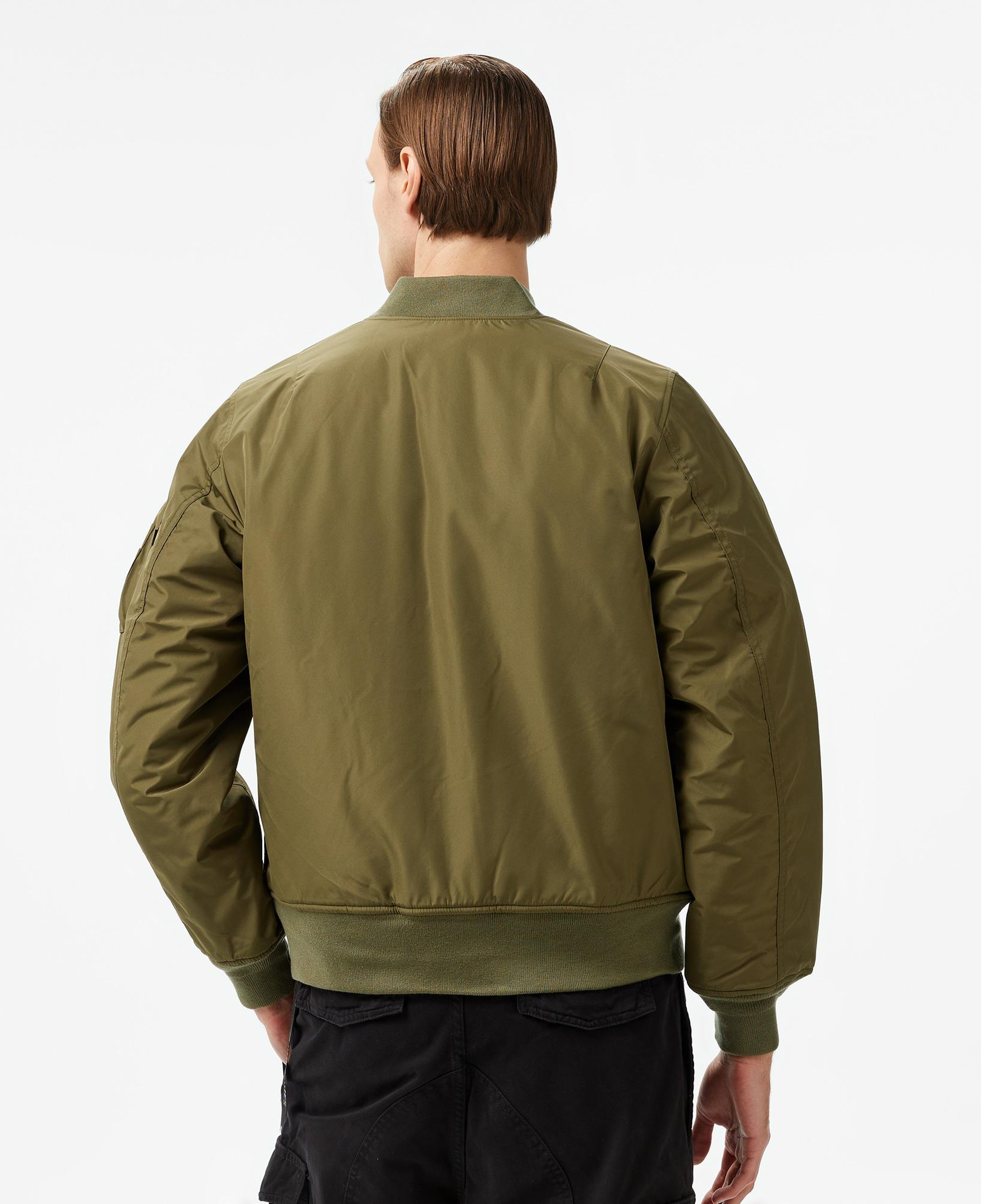 Alpha Industries Reversible Onion Quilted Ma-1 Flight Unisex Yeşil Ceket