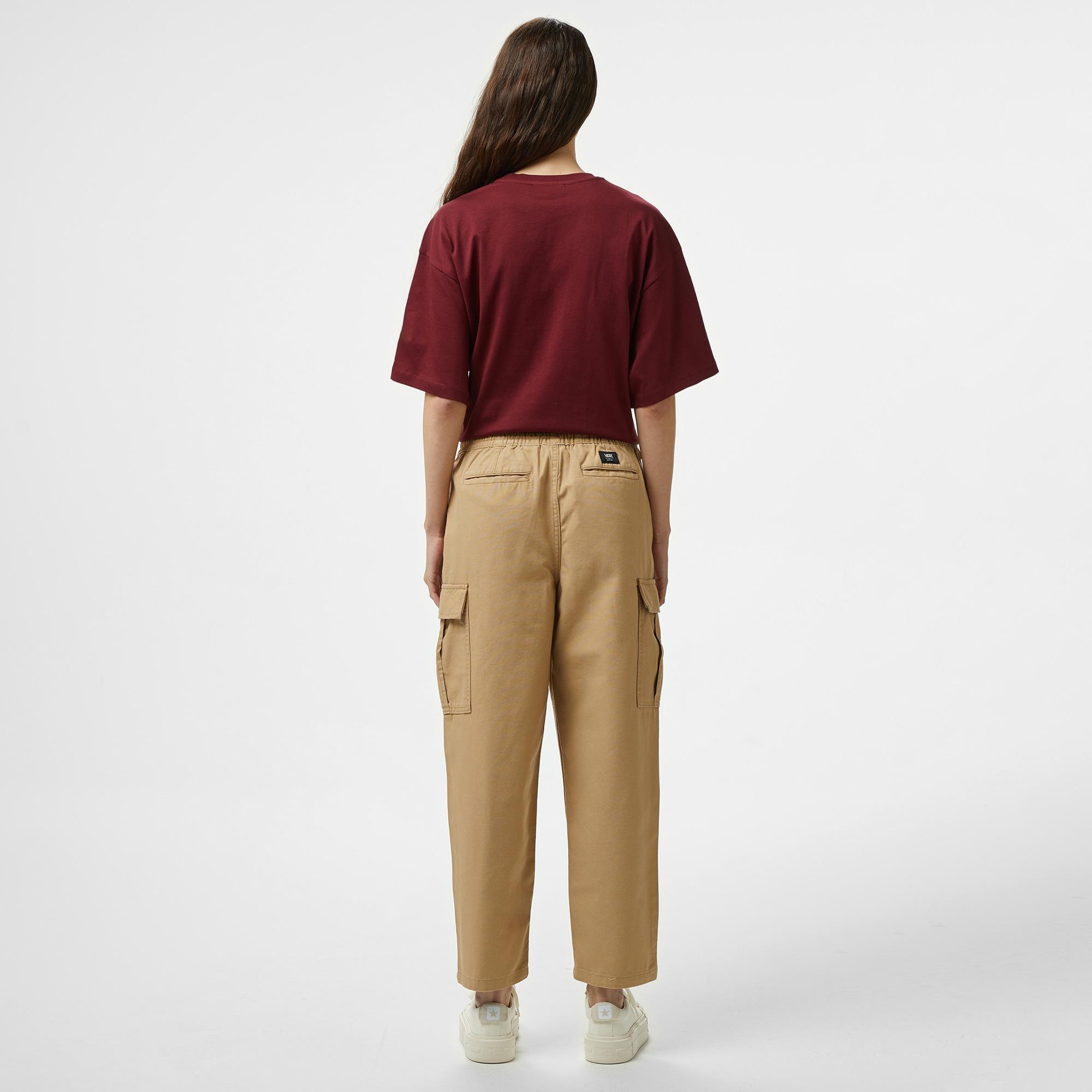 Vans By Range Cargo Baggy Tapered Çocuk Krem Pantolon