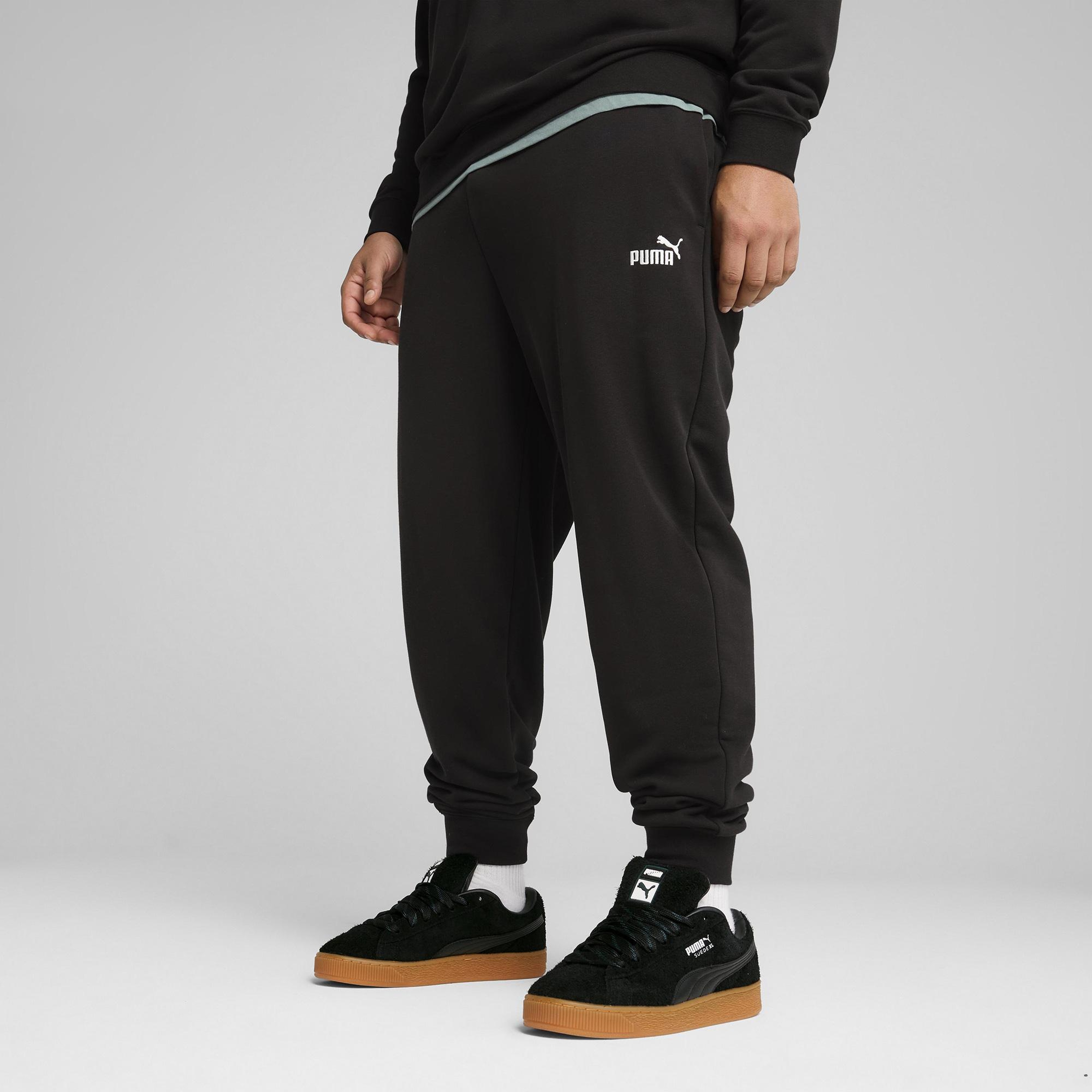 Puma Essentials No 1 Logo Erkek Siyah Eşofman Altı