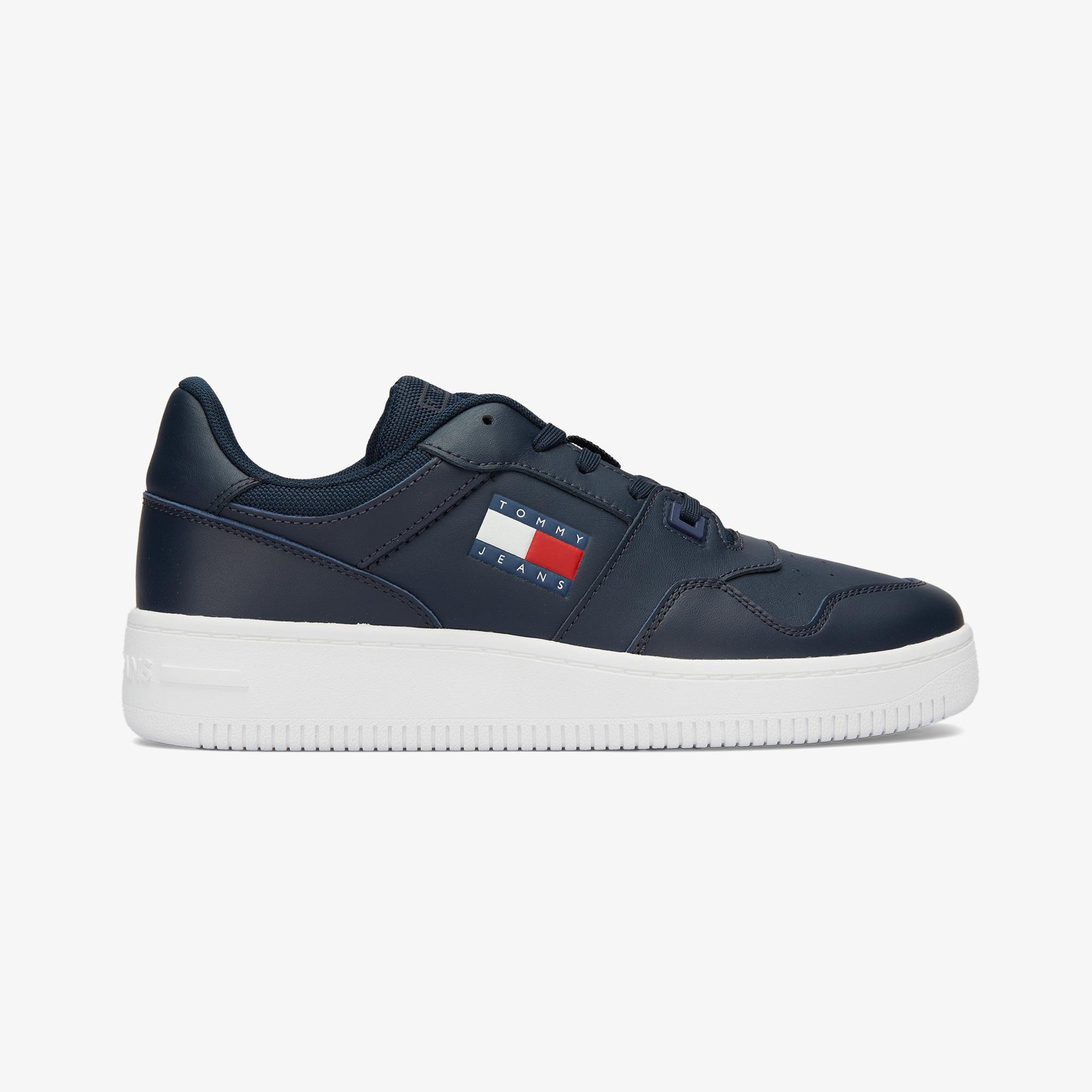 Tommy Jeans Retro Basket Erkek Mavi Spor Ayakkabı
