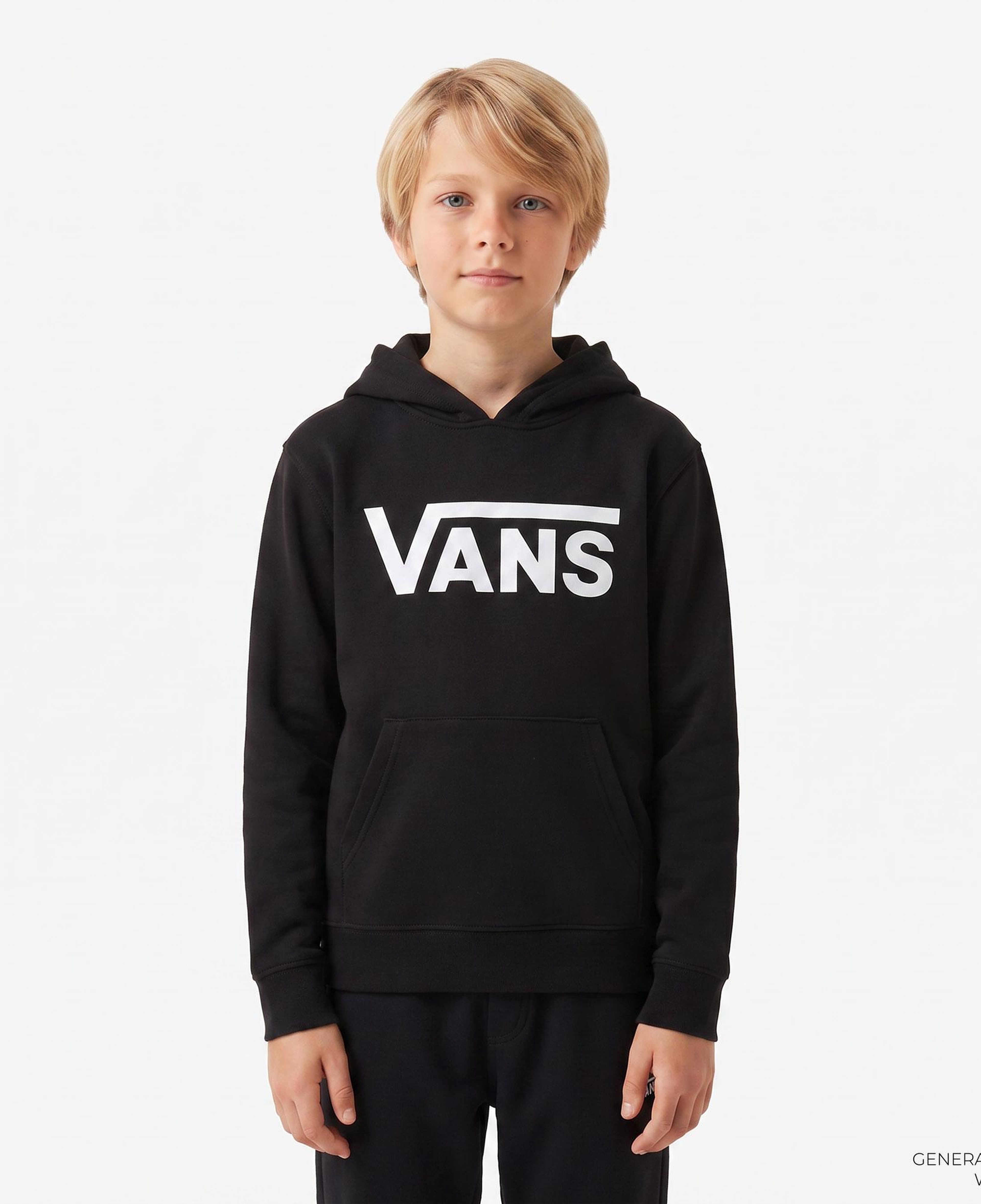 Vans Classic Kids Po Çocuk Siyah Sweatshirt
