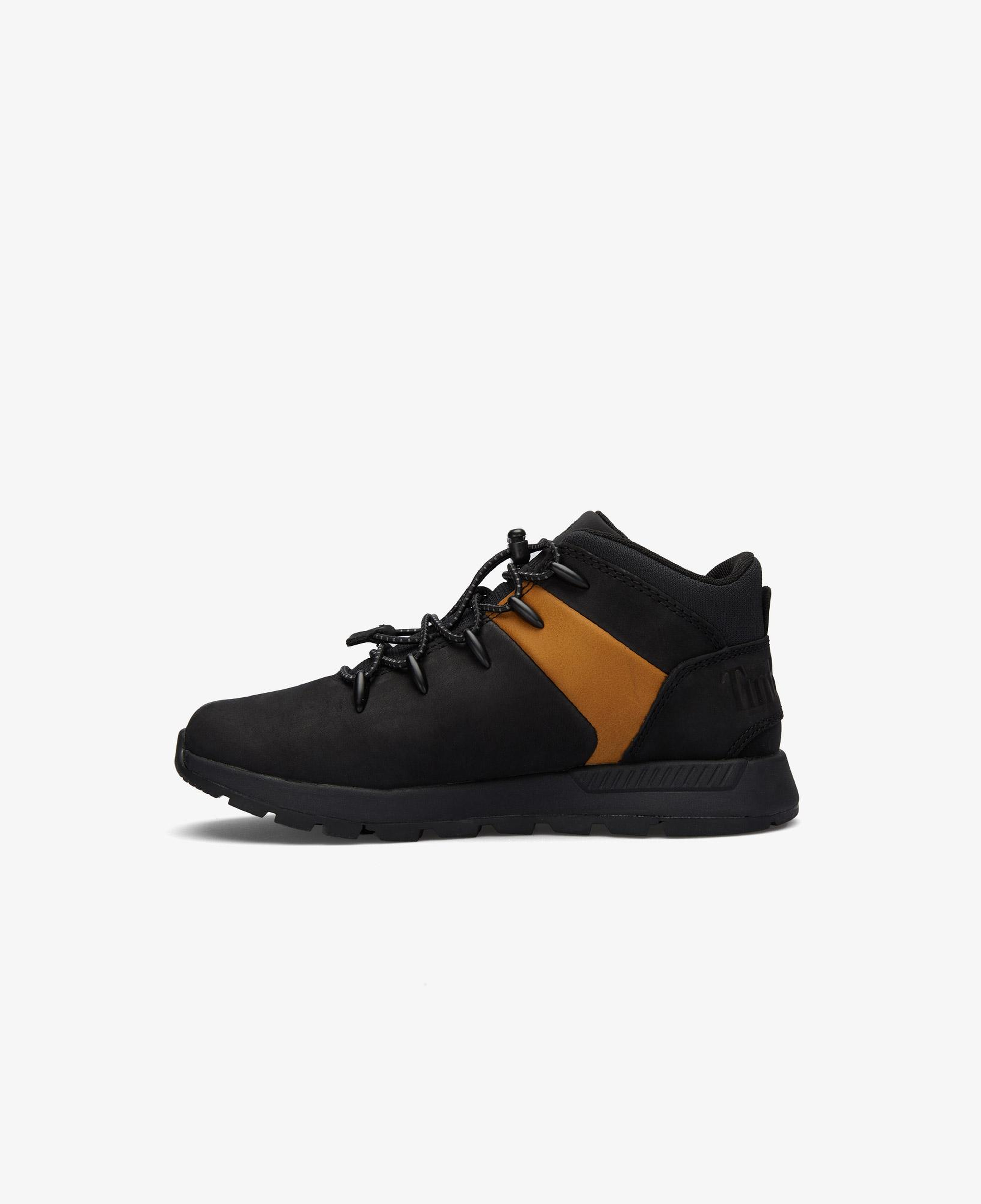 Timberland Sprint Trekker Mid Bungee Çocuk Siyah Outdoor Ayakkabı