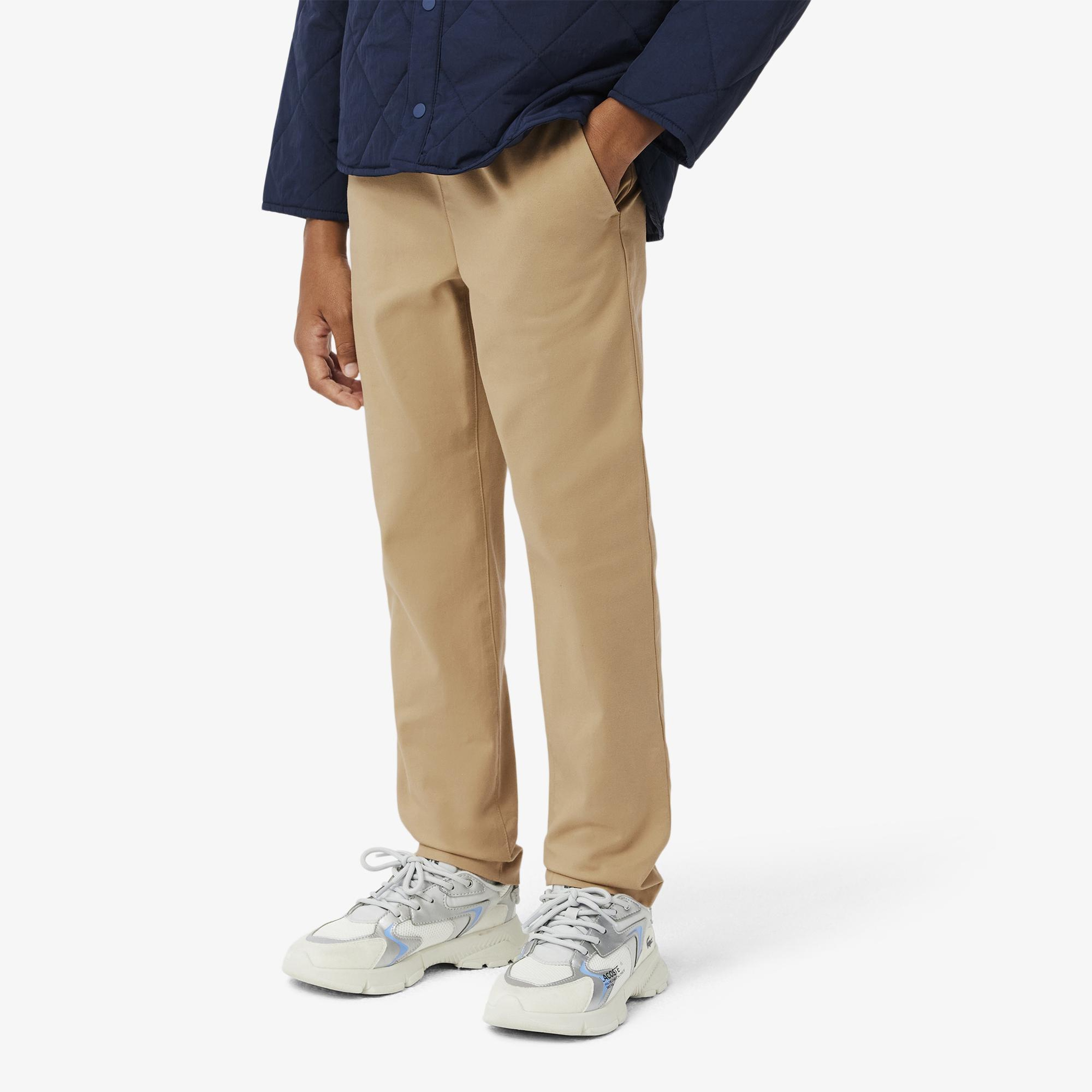 Lacoste Çocuk Regular Fit Bej Pantolon