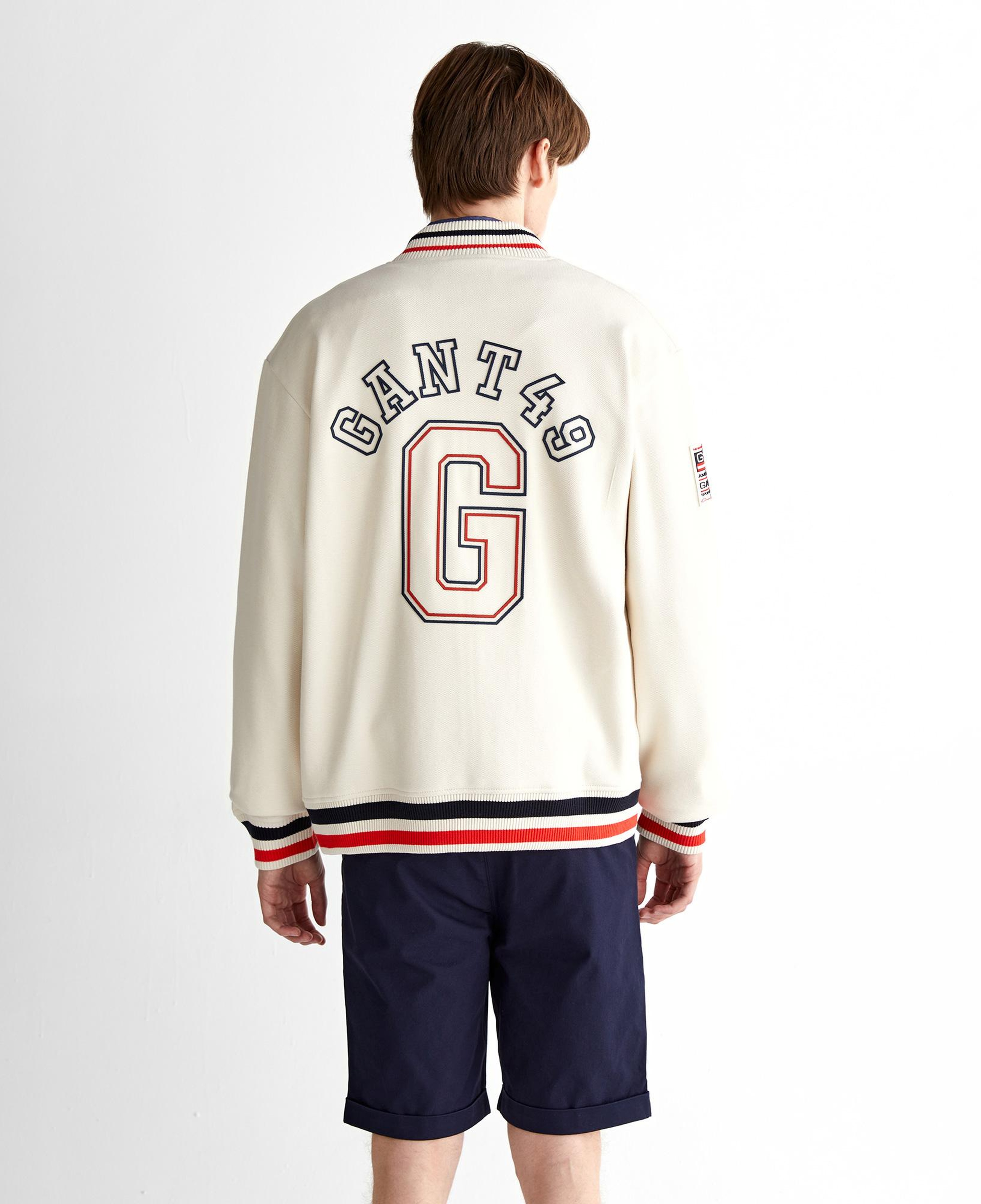 GANT Erkek Krem Regular Fit Hakim Yaka Logolu Ceket
