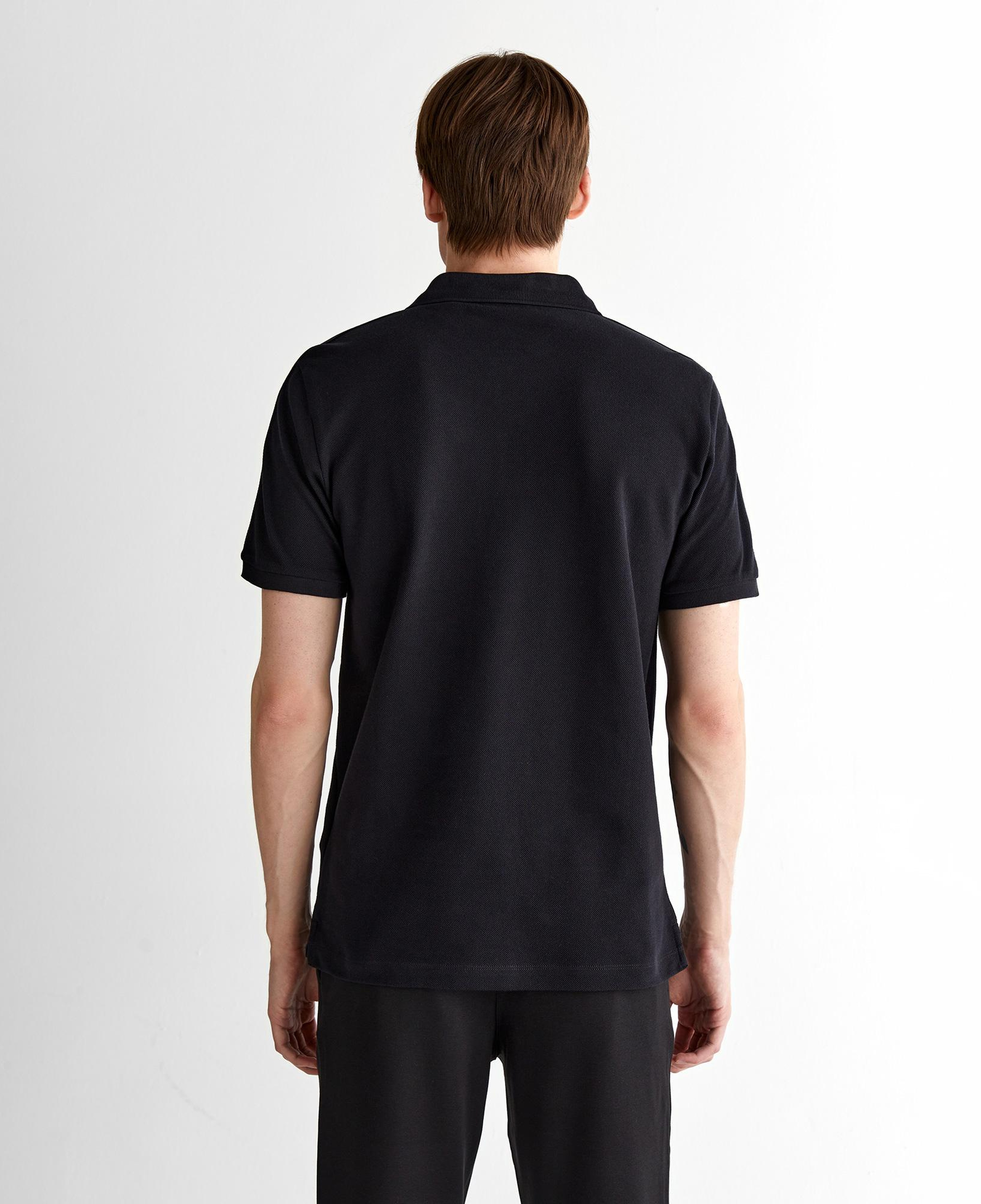 GANT Erkek Siyah Regular Fit Logolu Polo