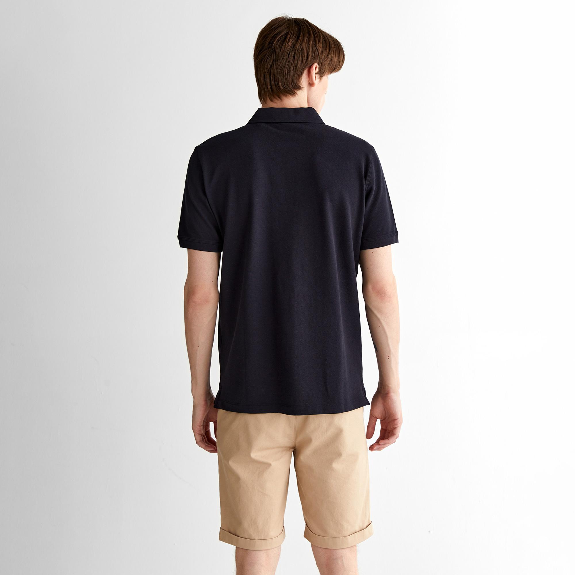 GANT Erkek Siyah Regular Fit Logolu Polo