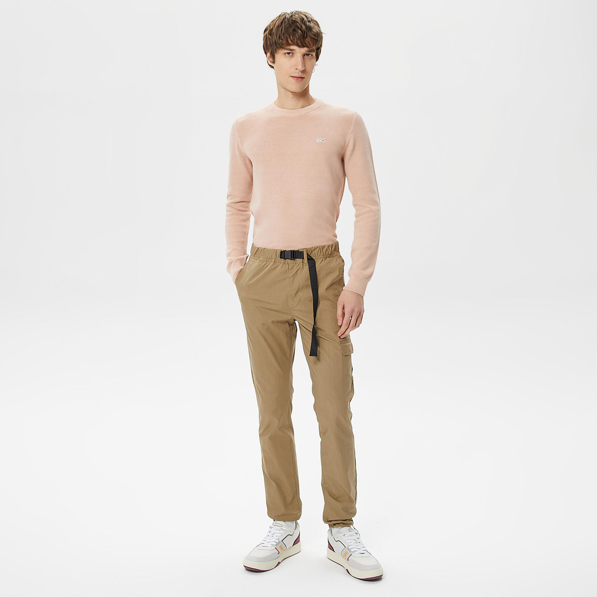 Erkek Jogger Fit Bej Pantolon