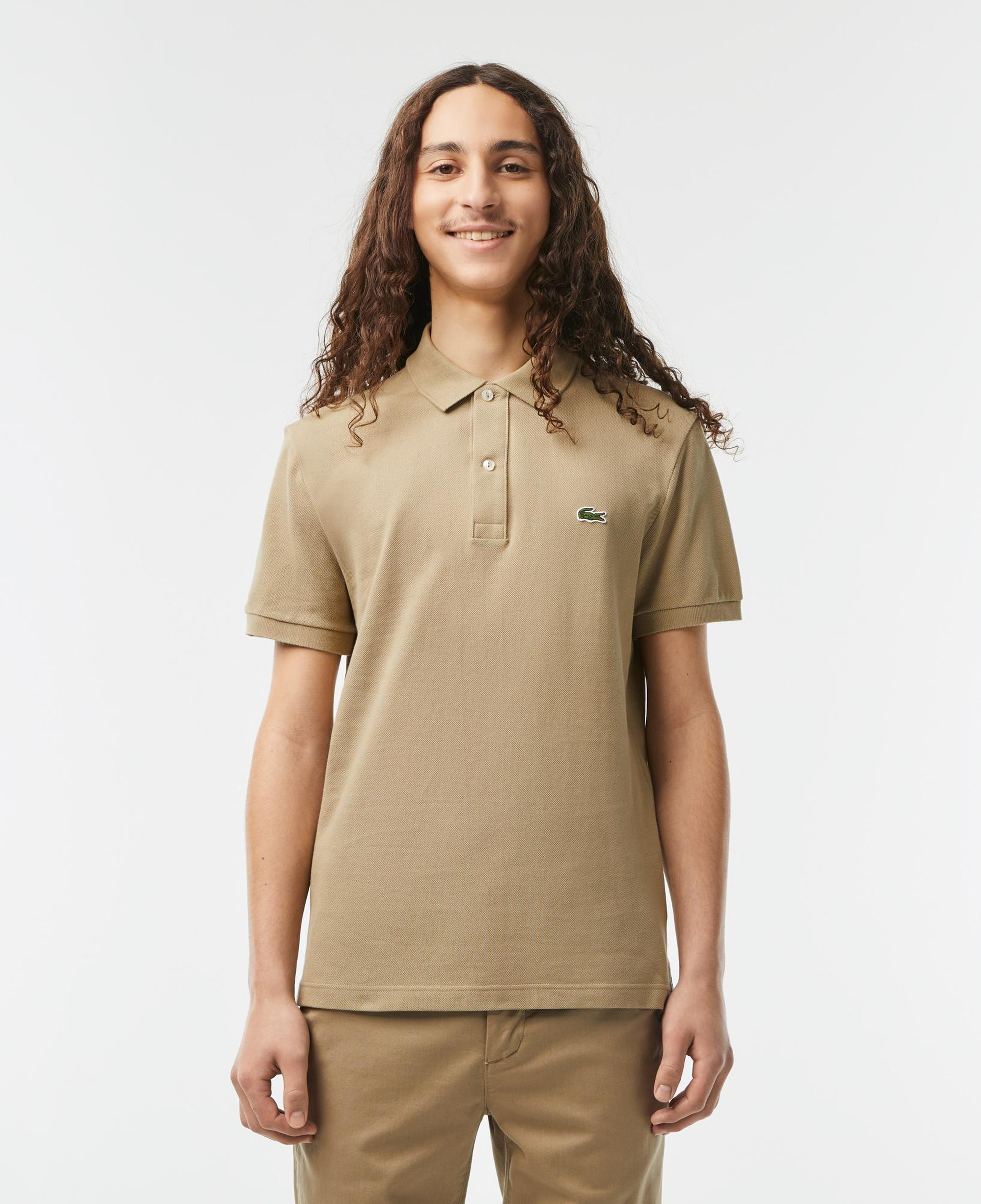 L.12.12 Erkek Slim Fit Bej Polo