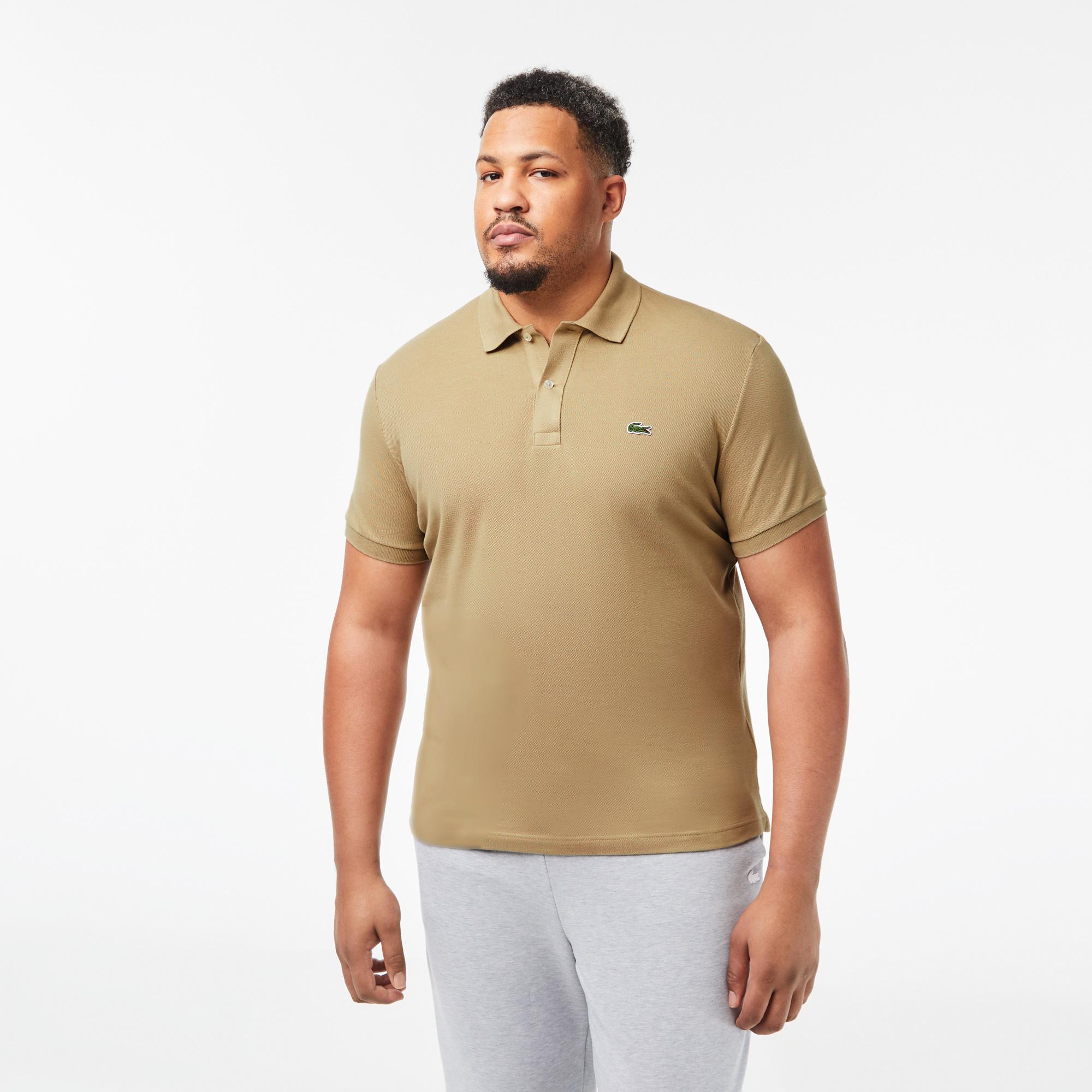 L.12.12 Erkek Slim Fit Bej Polo