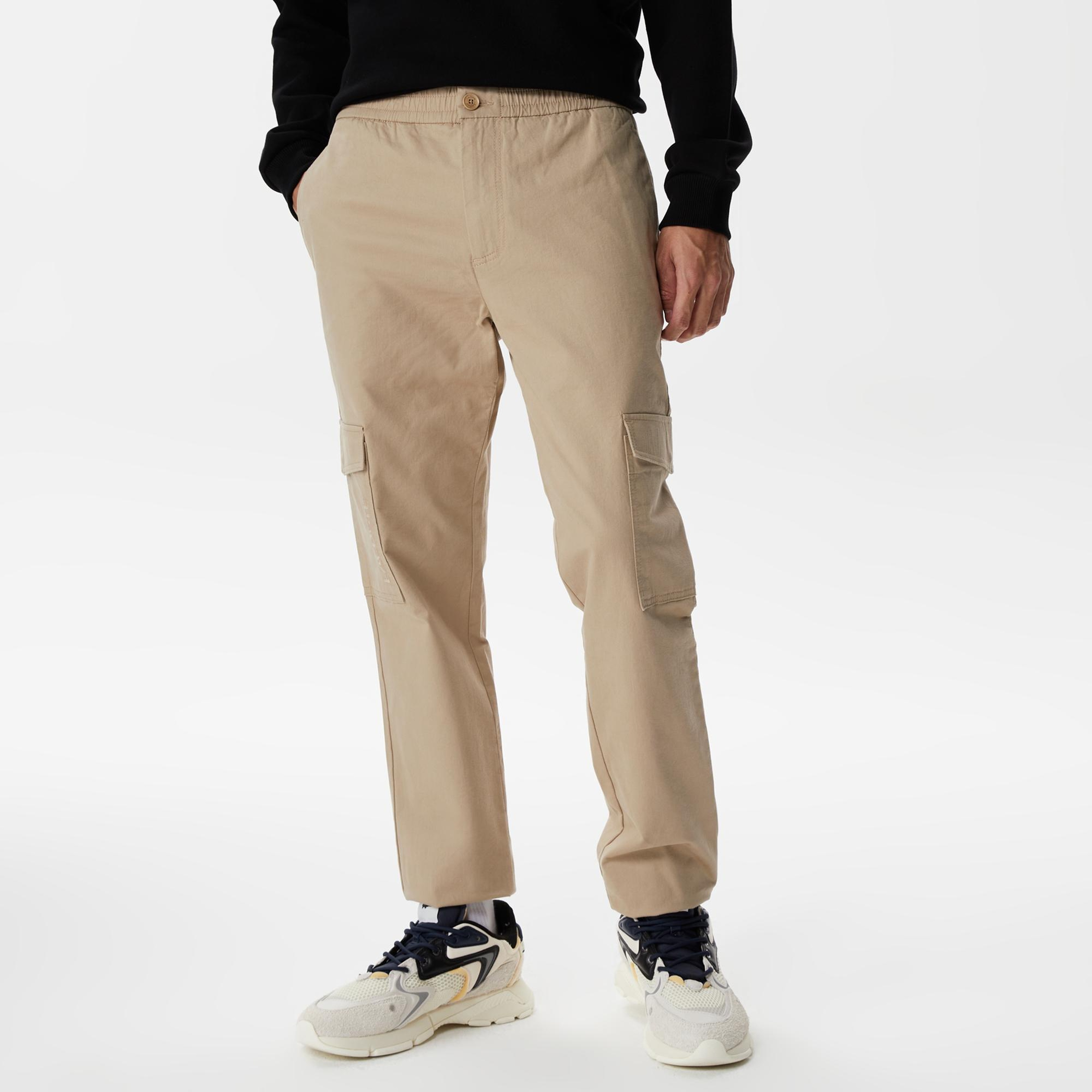 Erkek Jogger Bej Pantolon