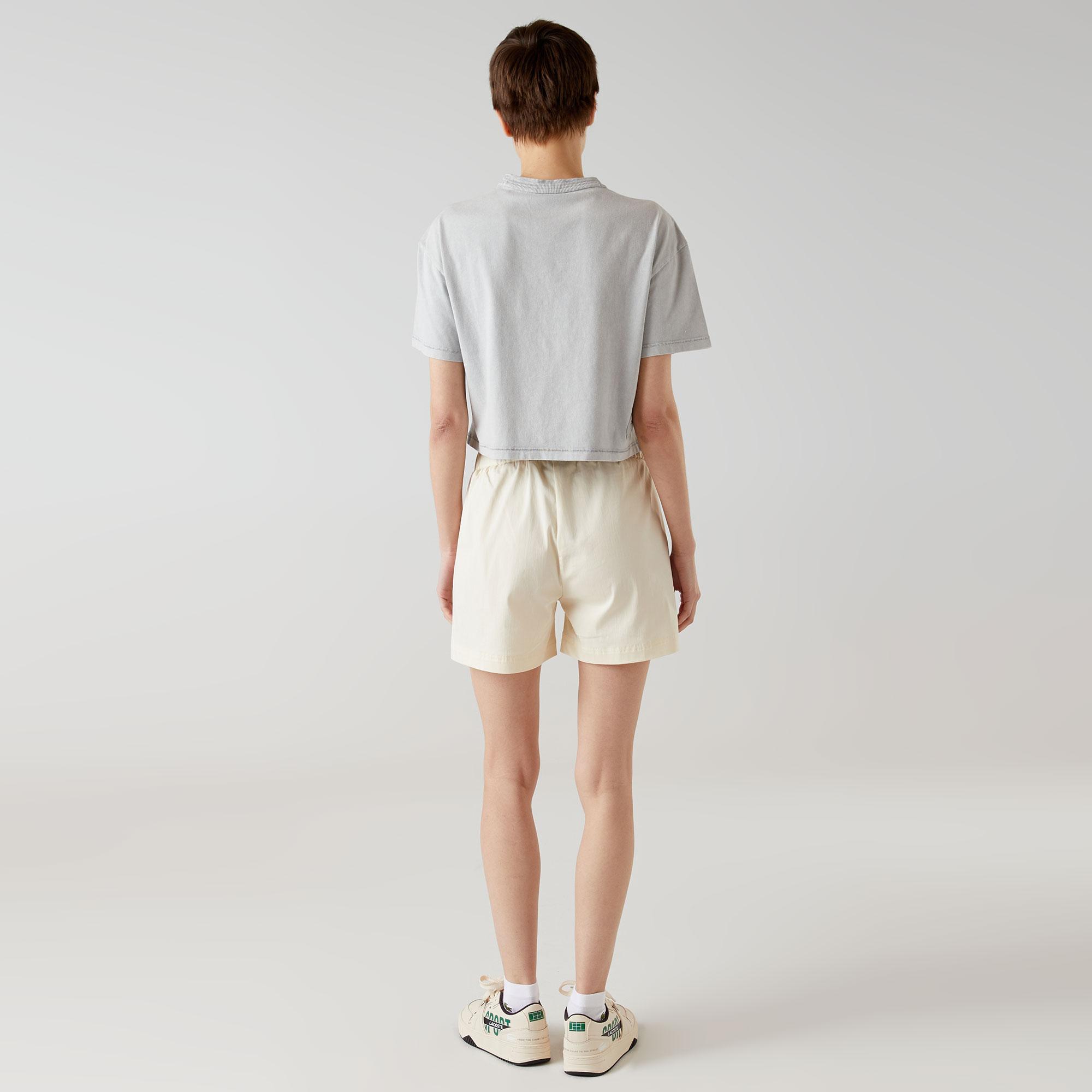 Lacoste Classic Kadın Beyaz Şort