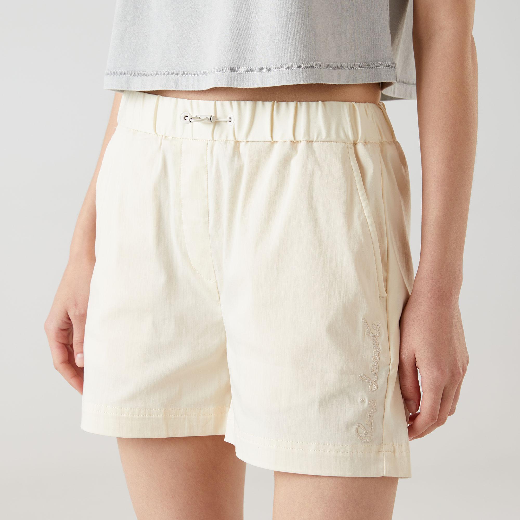 Lacoste Classic Kadın Beyaz Şort