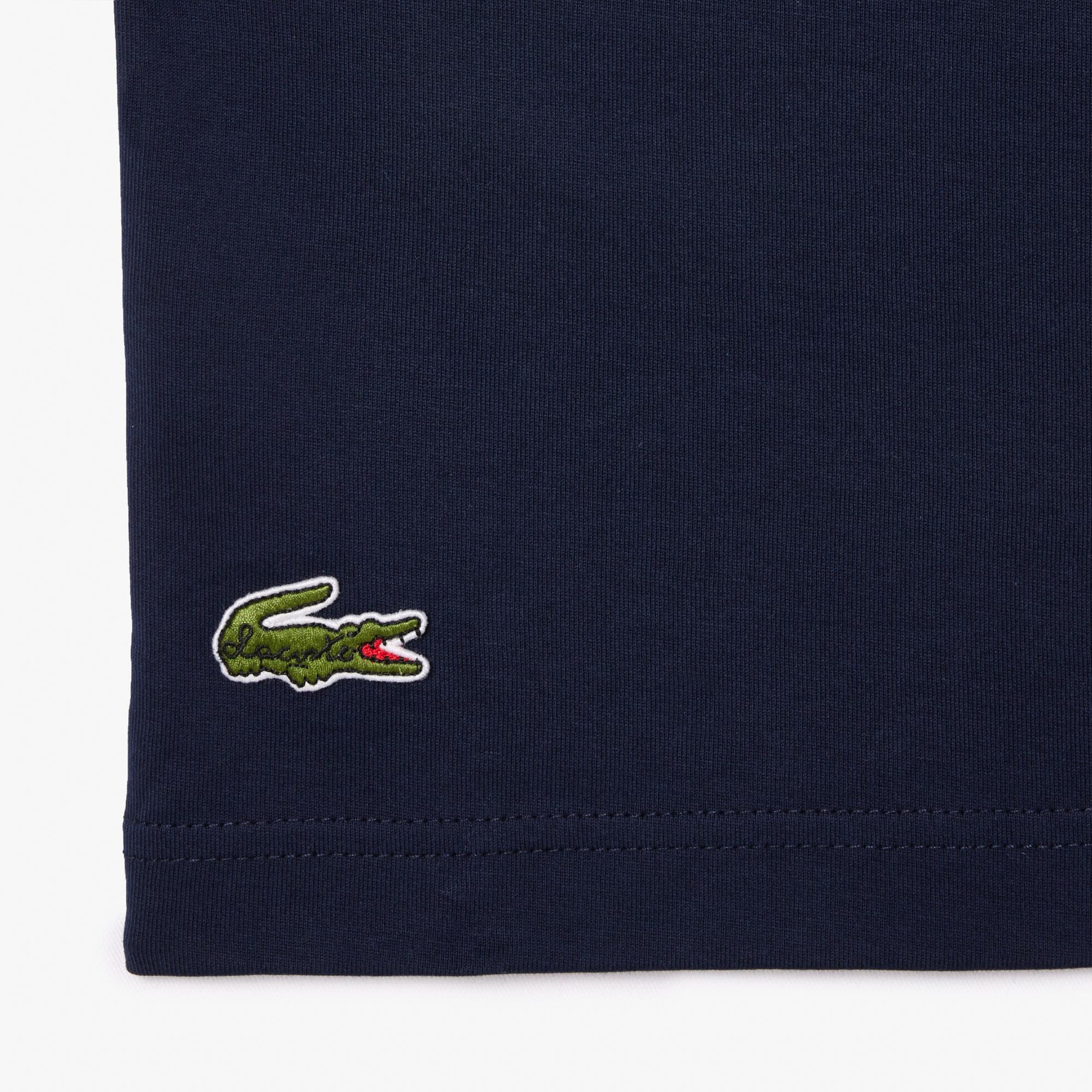 Lacoste Classic Unisex Classic Fit Lacivert T-Shirt