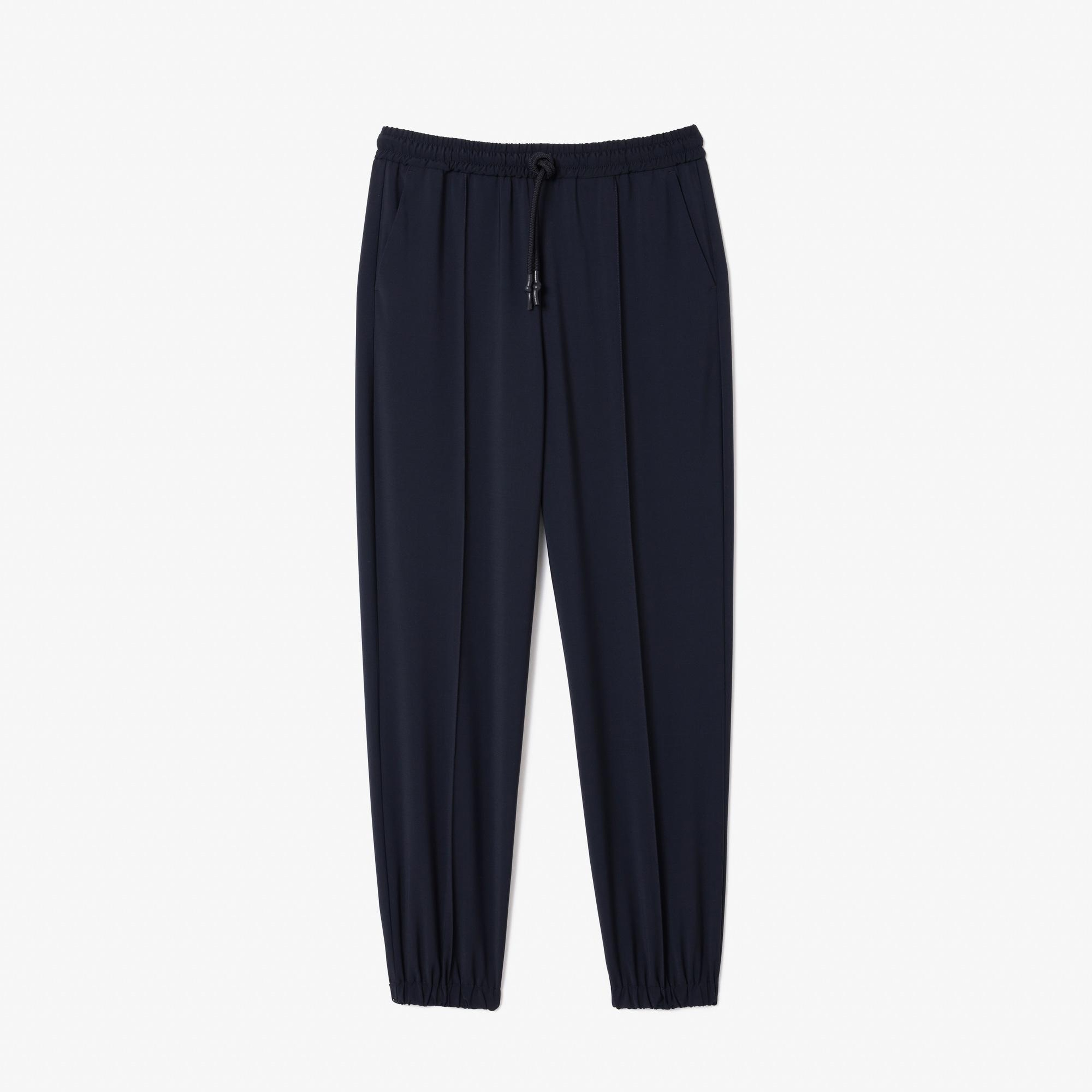 Kadın Oversize Fit Lacivert Pantolon