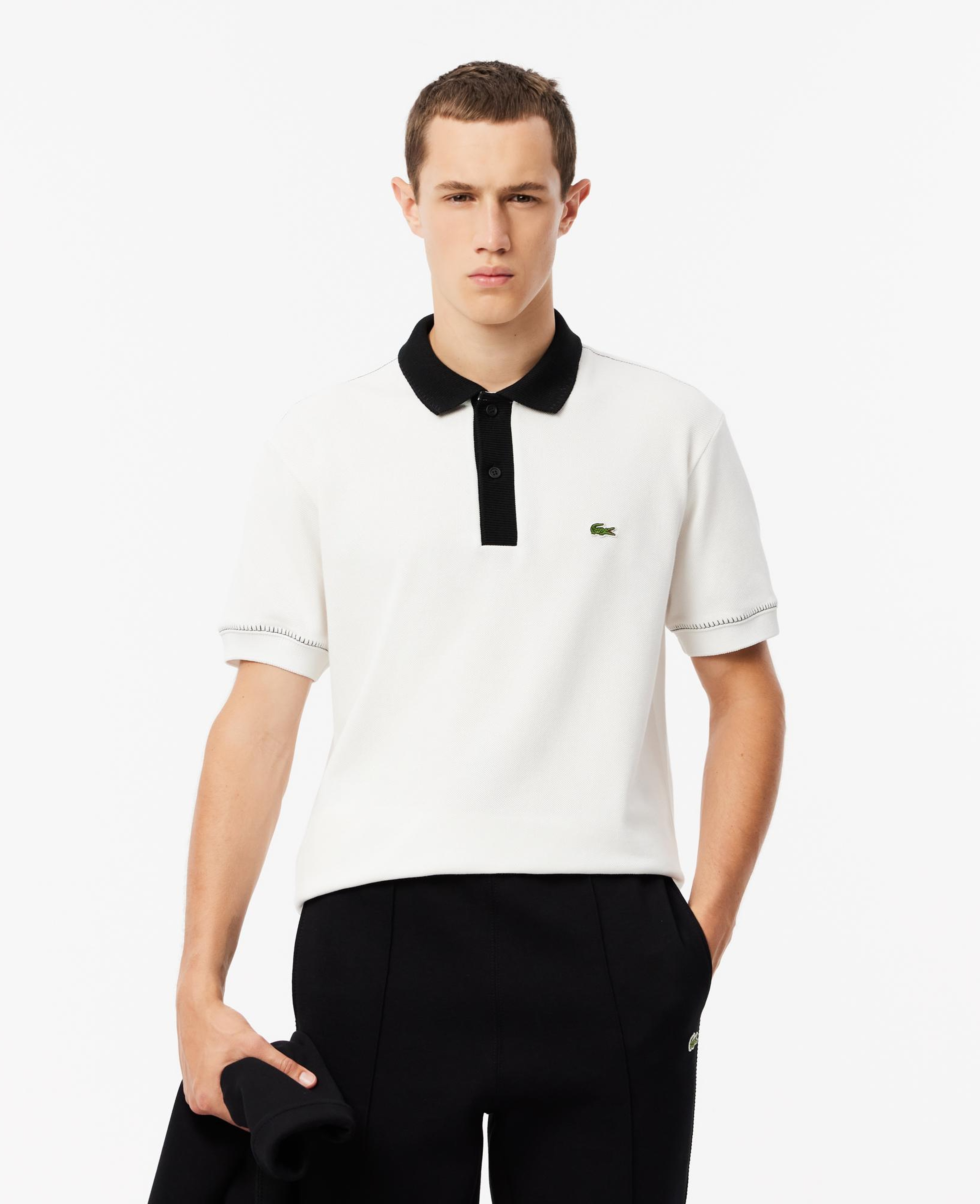 Erkek Classic Fit Beyaz Polo