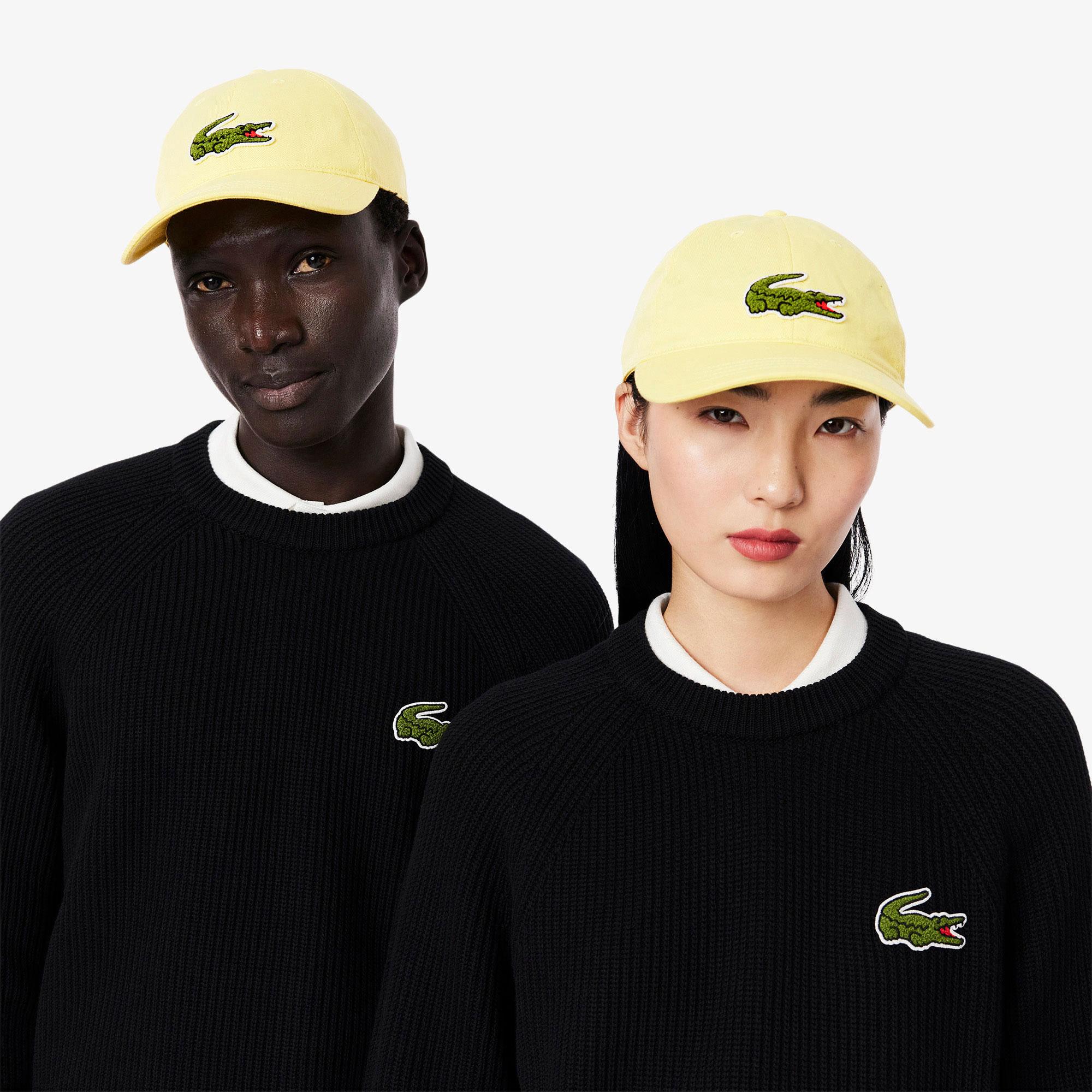 Unisex Baskılı Sarı Şapka