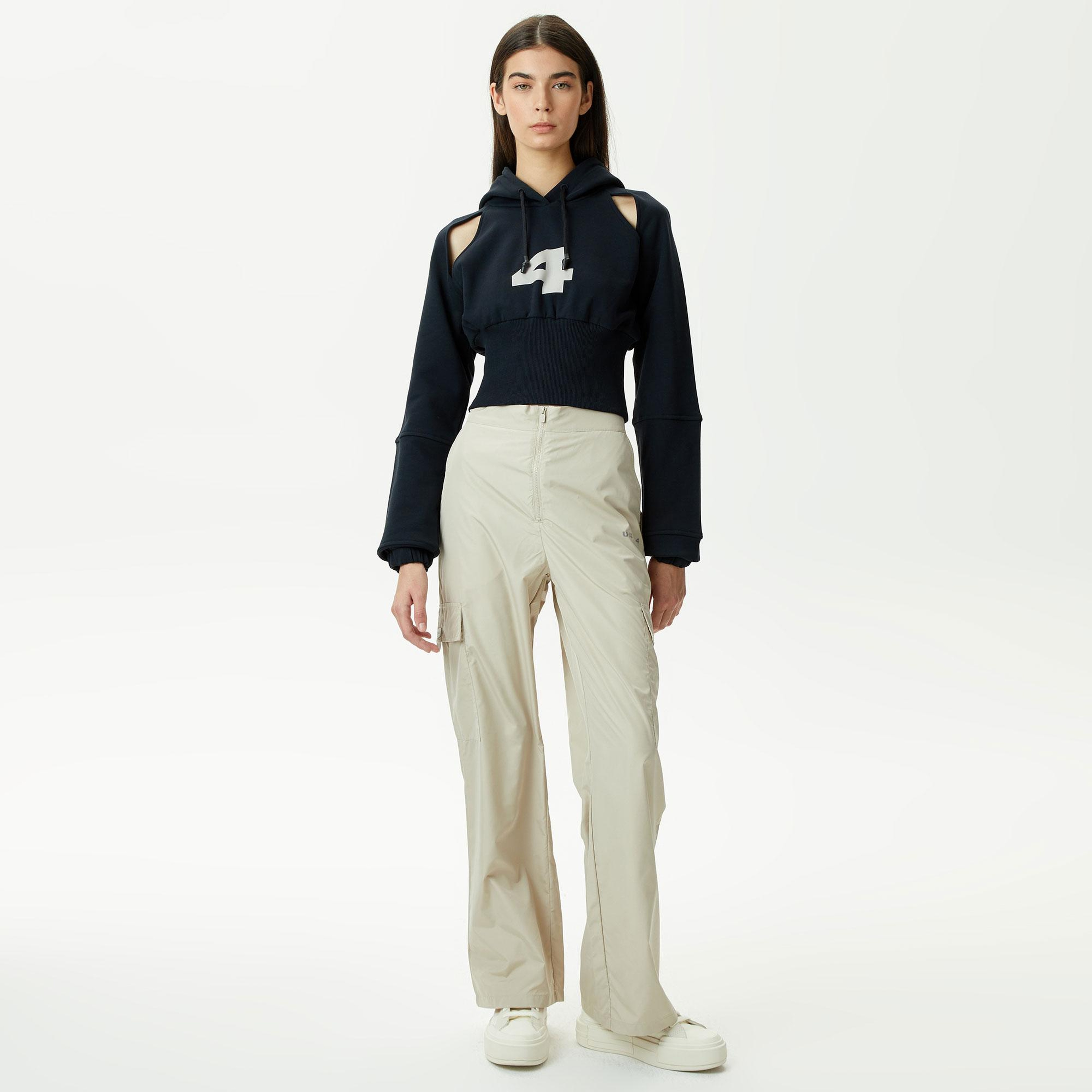 UNITED4 Kadın Siyah Sweatshirt