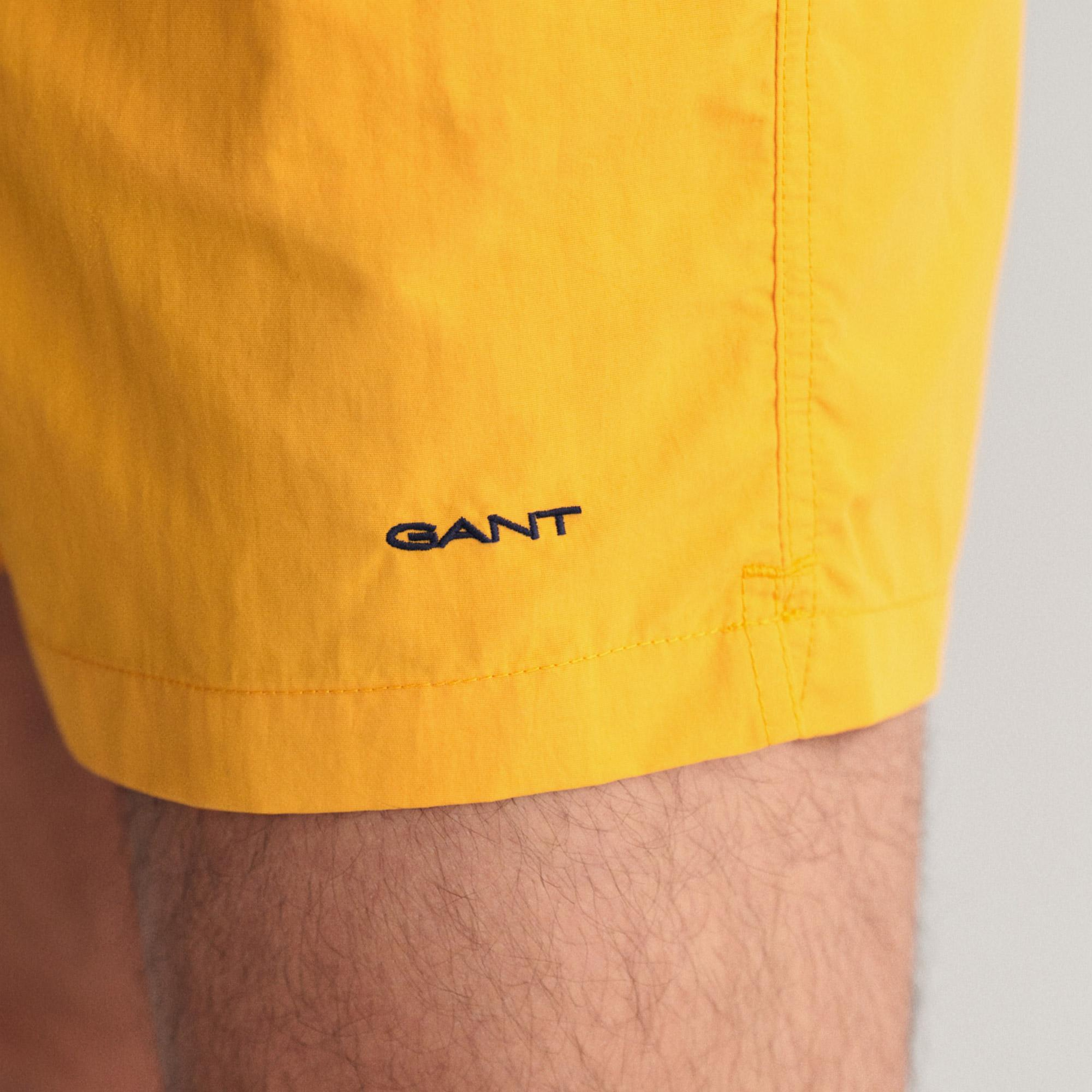 GANT Erkek Sarı Regular Fit Mayo Şort