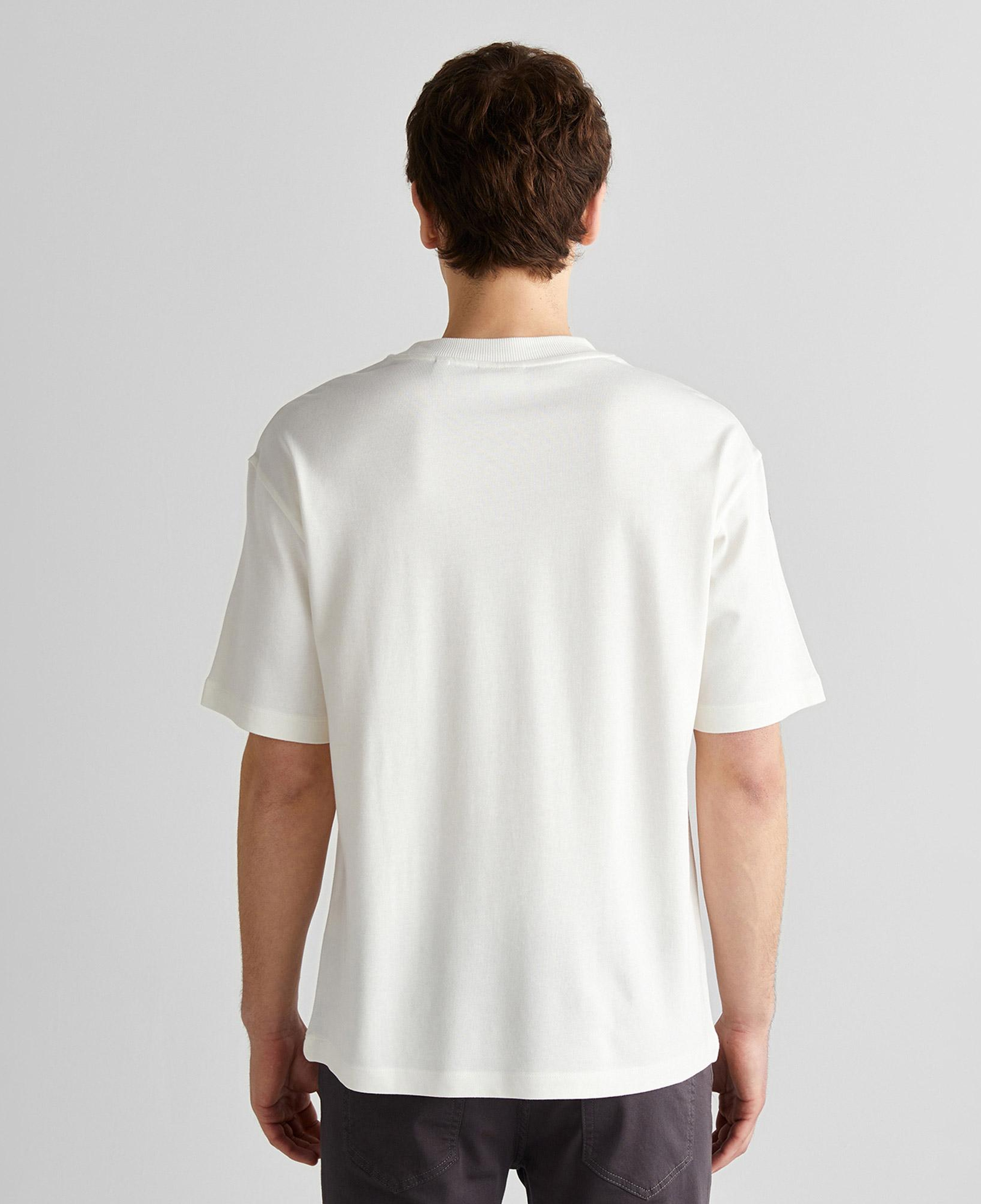 GANT Erkek Krem Relaxed Fit Bisiklet Yaka Logolu T-Shirt