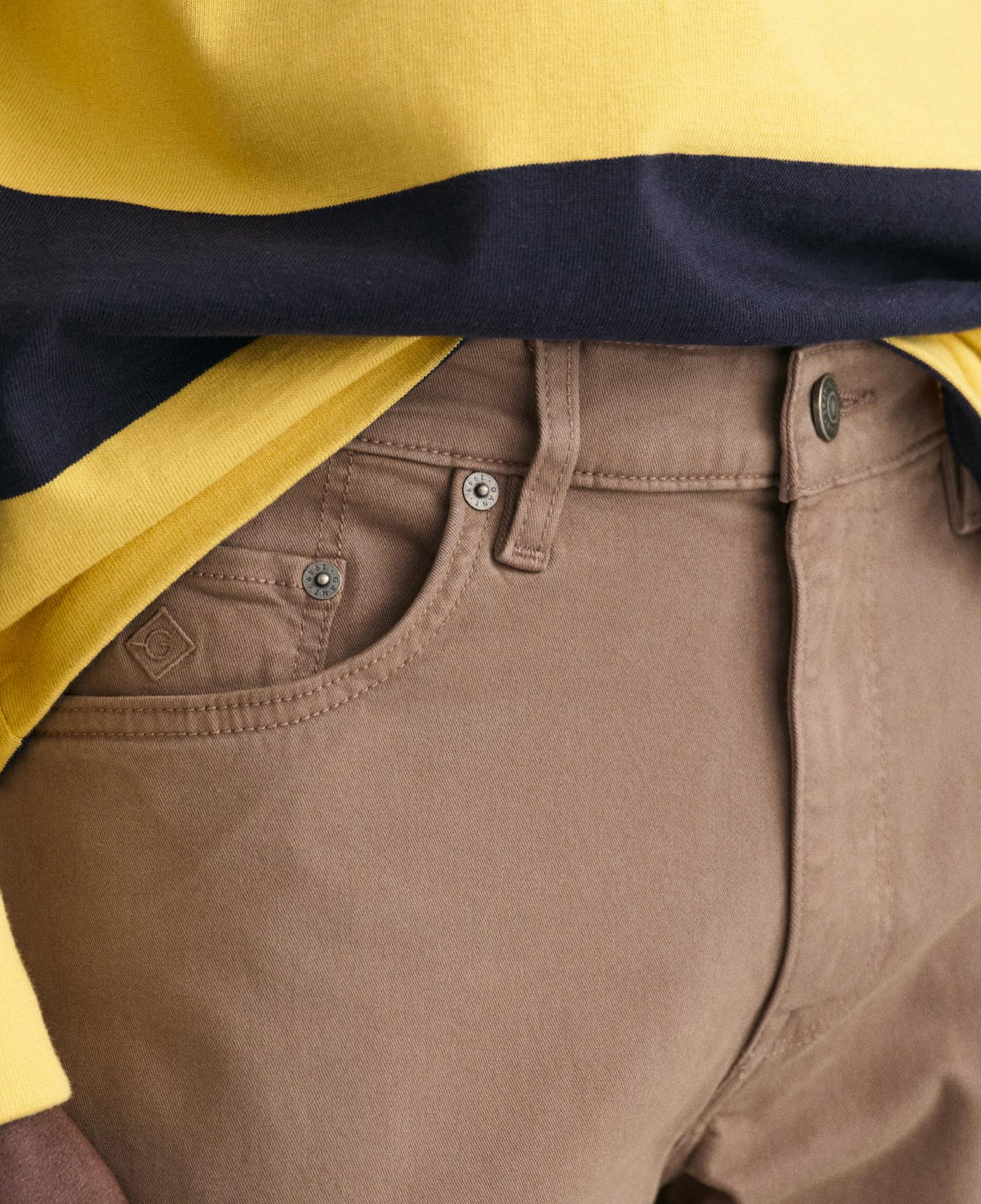 GANT Erkek Kahverengi Slim Fit Jean