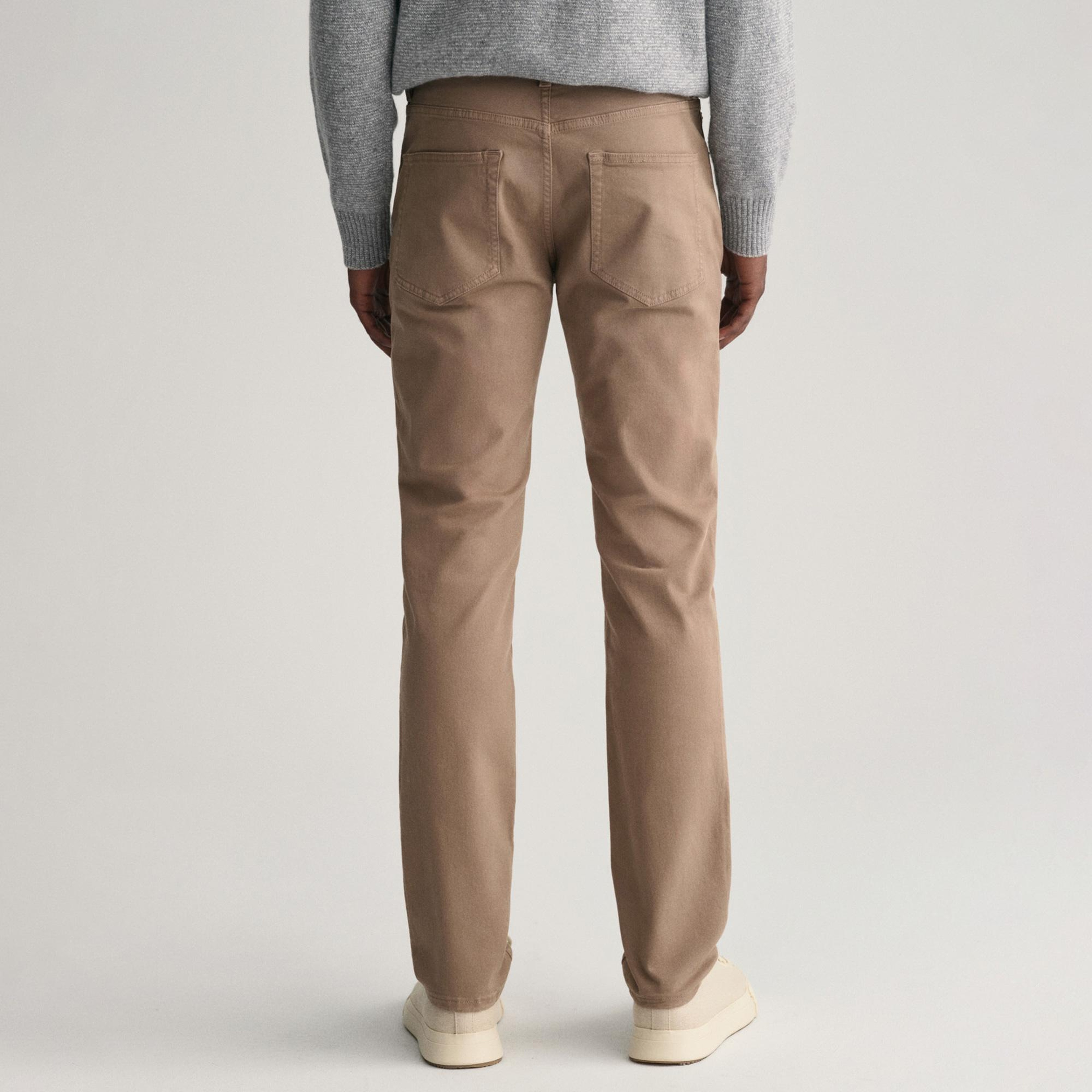 GANT Erkek Kahverengi Slim Fit Jean