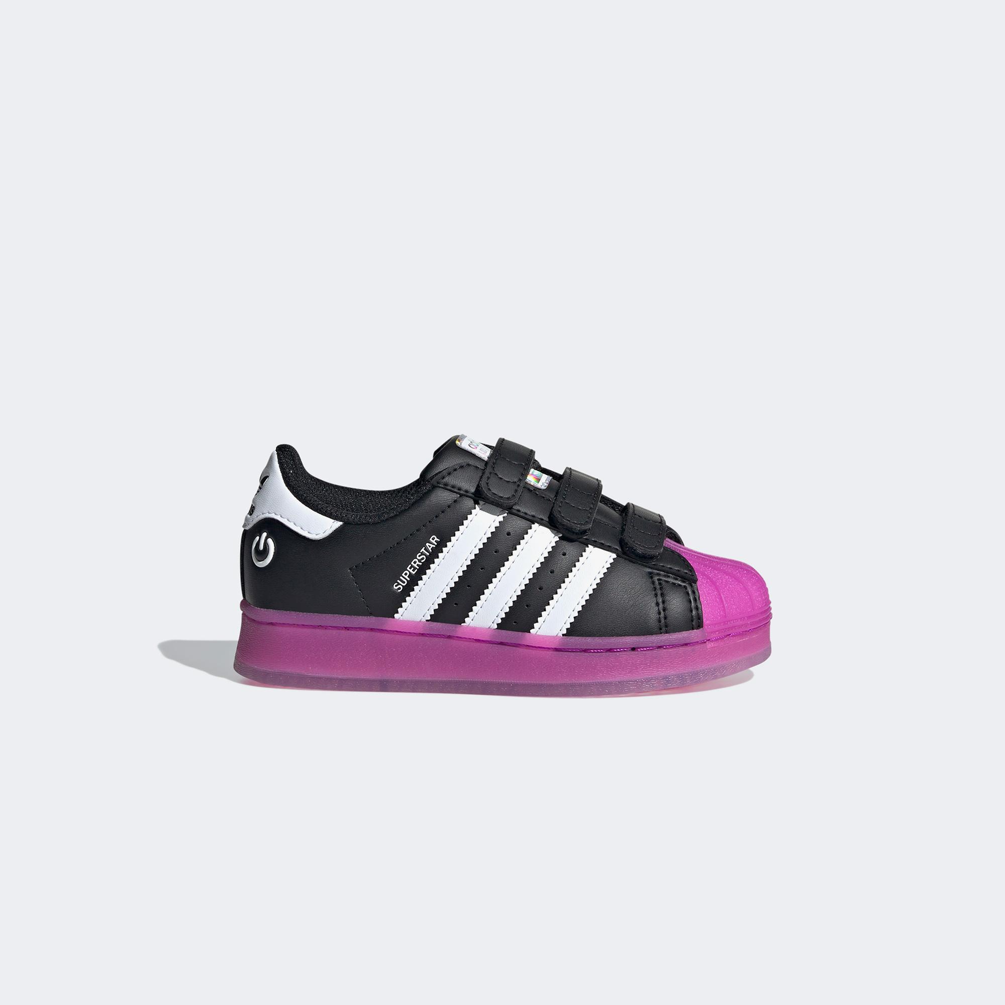 adidas Superstar LED Light Çocuk Işıklı Siyah Ayakkabı