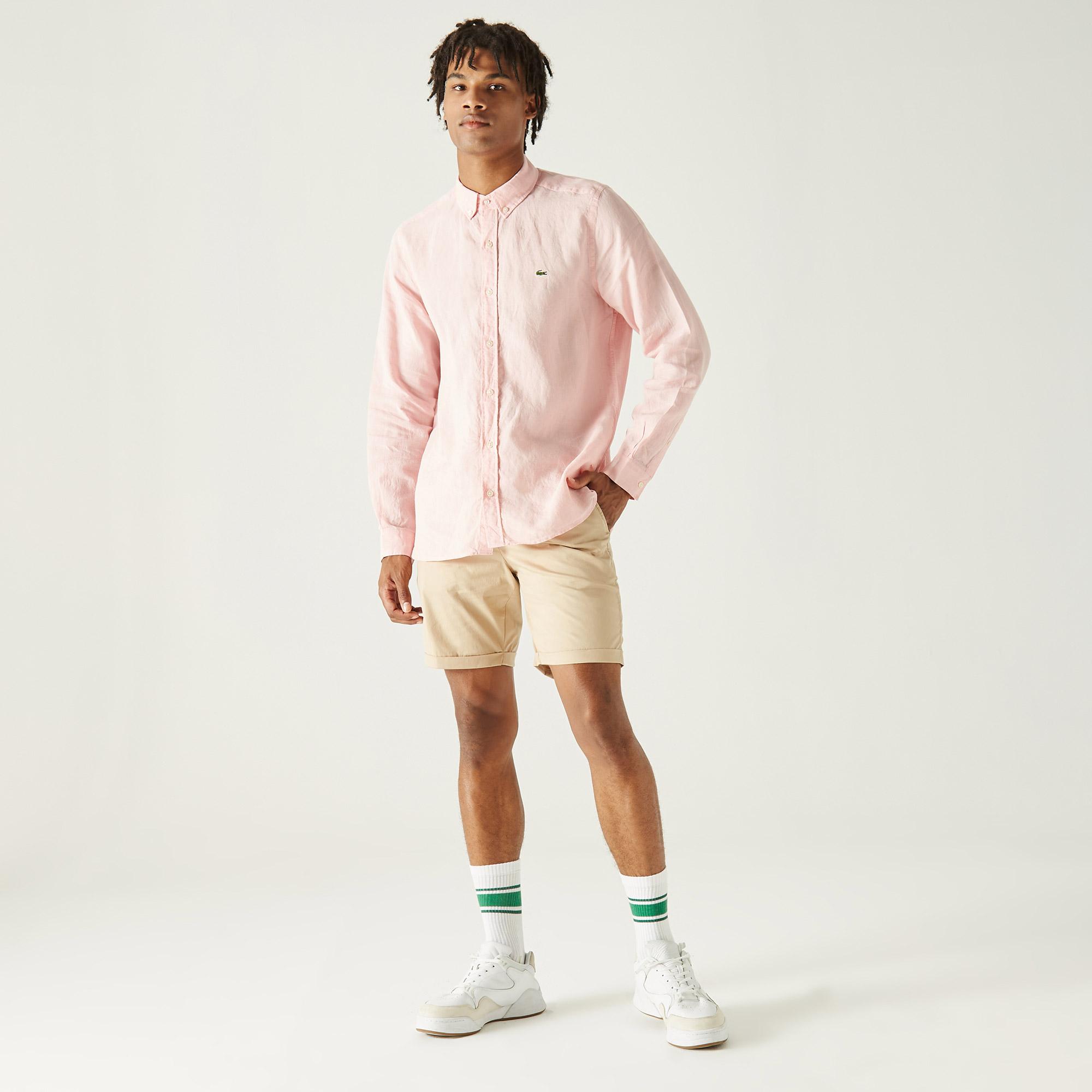 Lacoste Erkek Bej Bermuda