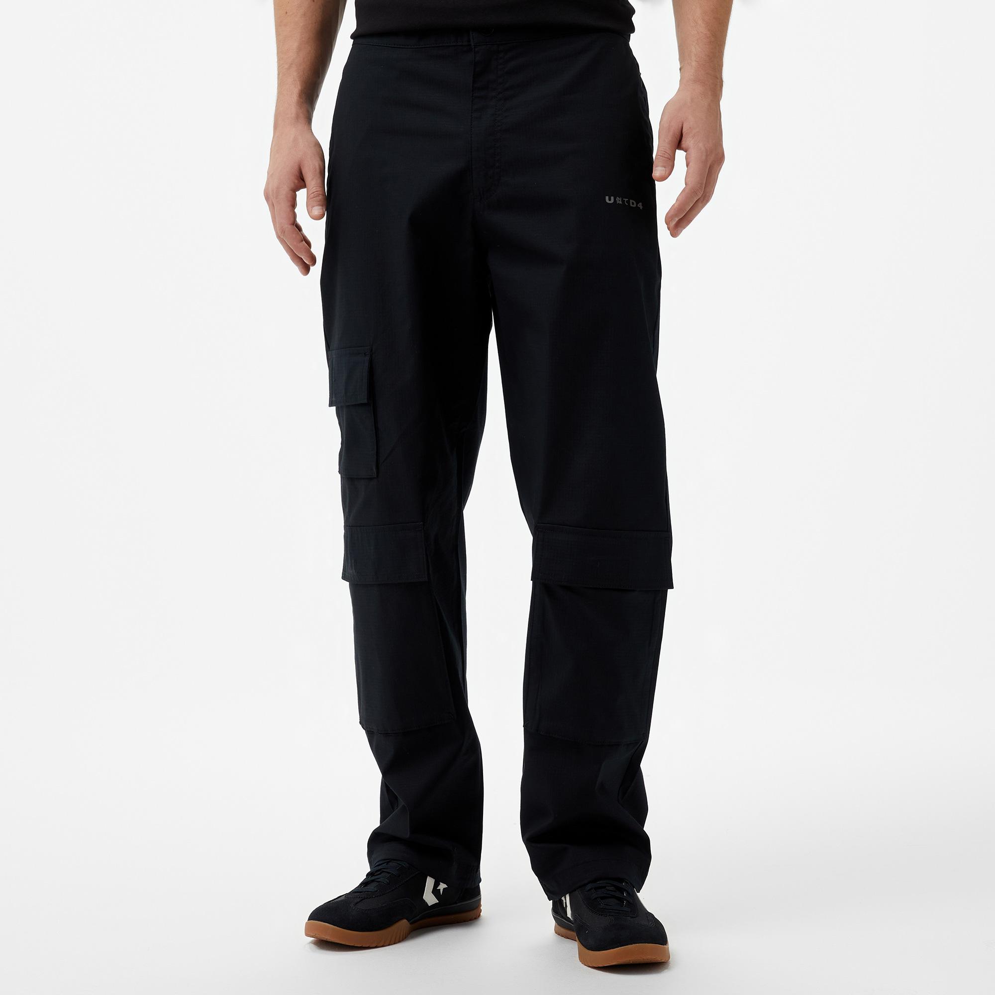 UNITED4 Pocket Erkek Siyah Pantolon