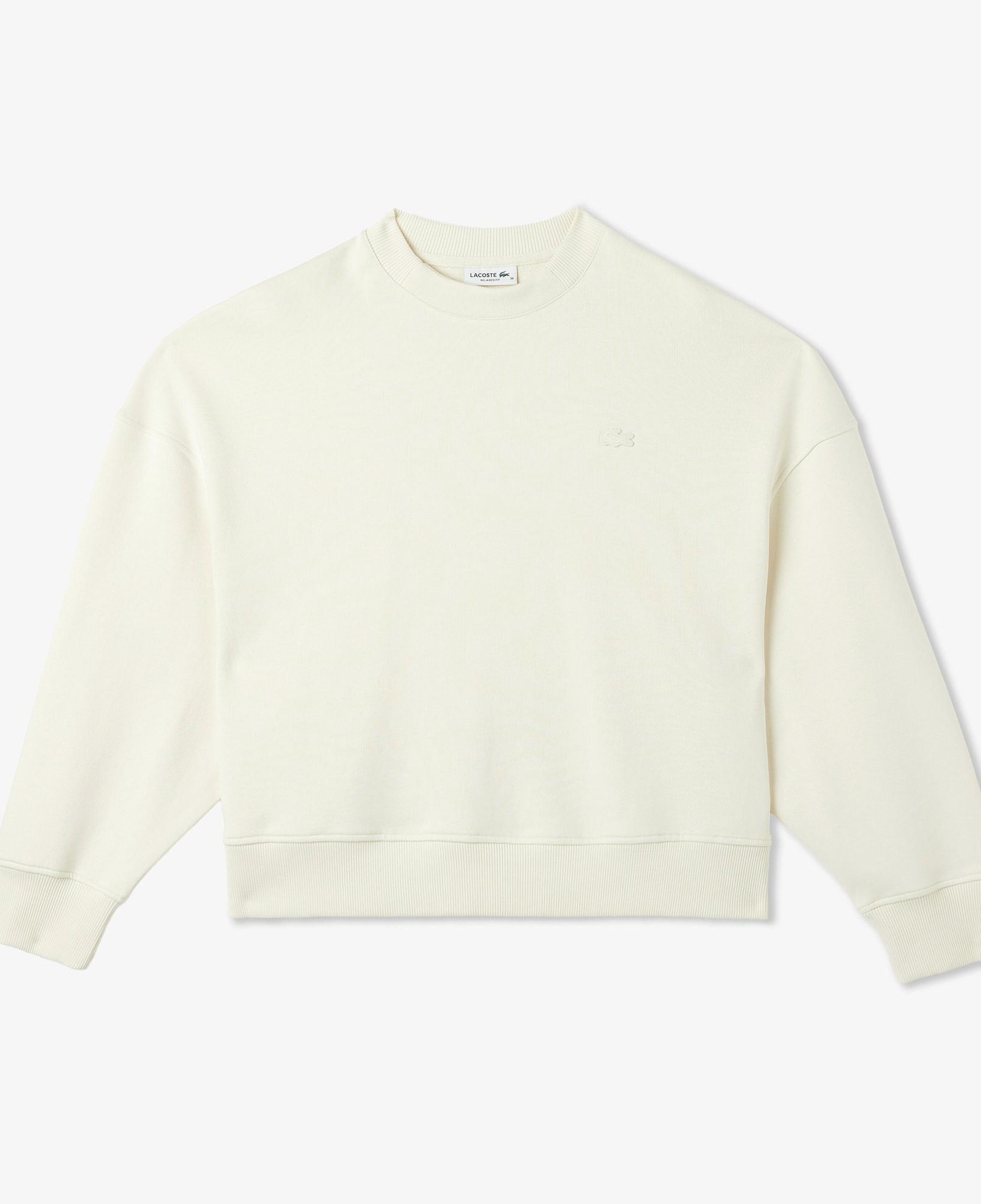 Lacoste Classic Kadın Krem Sweatshirt