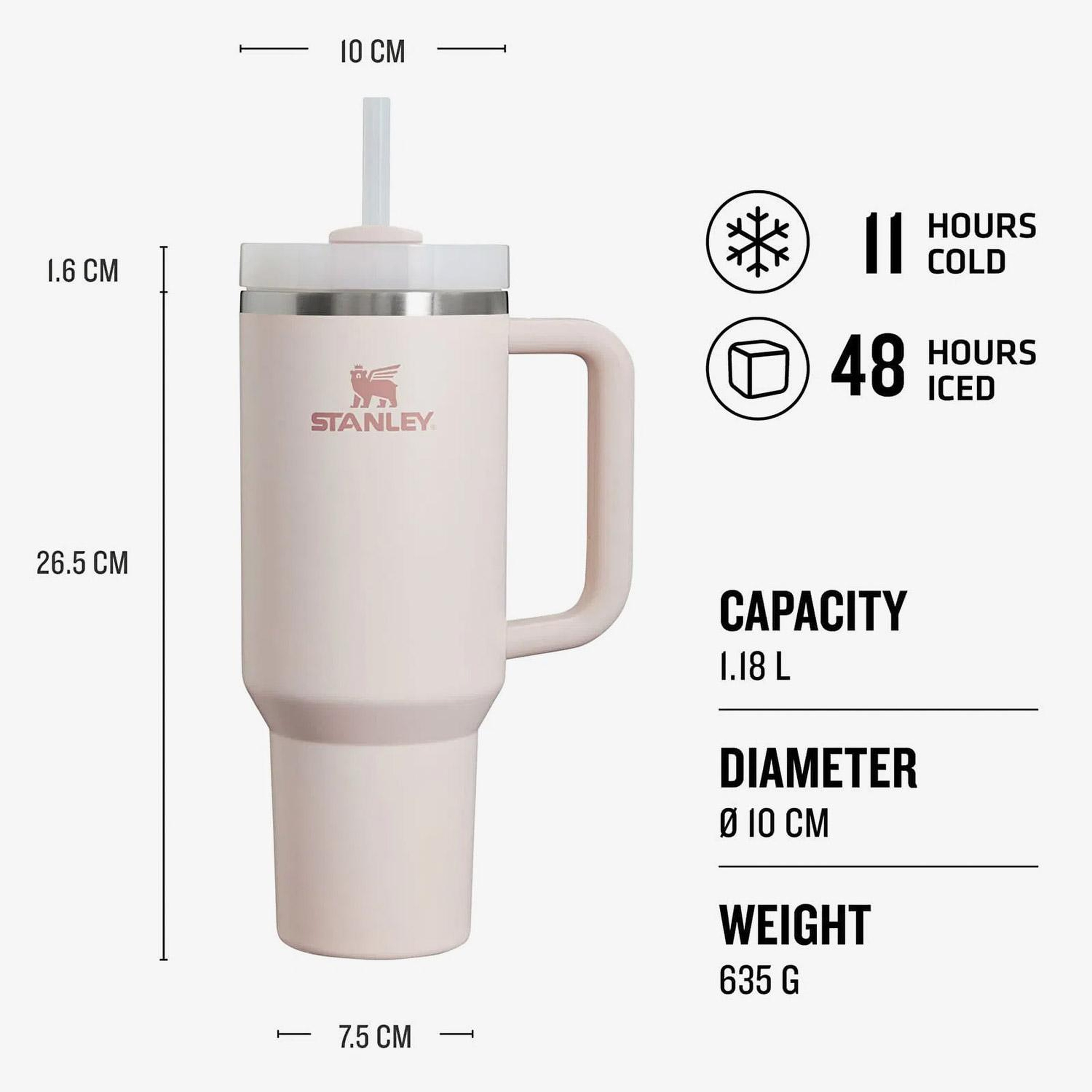 Stanley Quencher Pipetli 1.18 L Pembe Termos