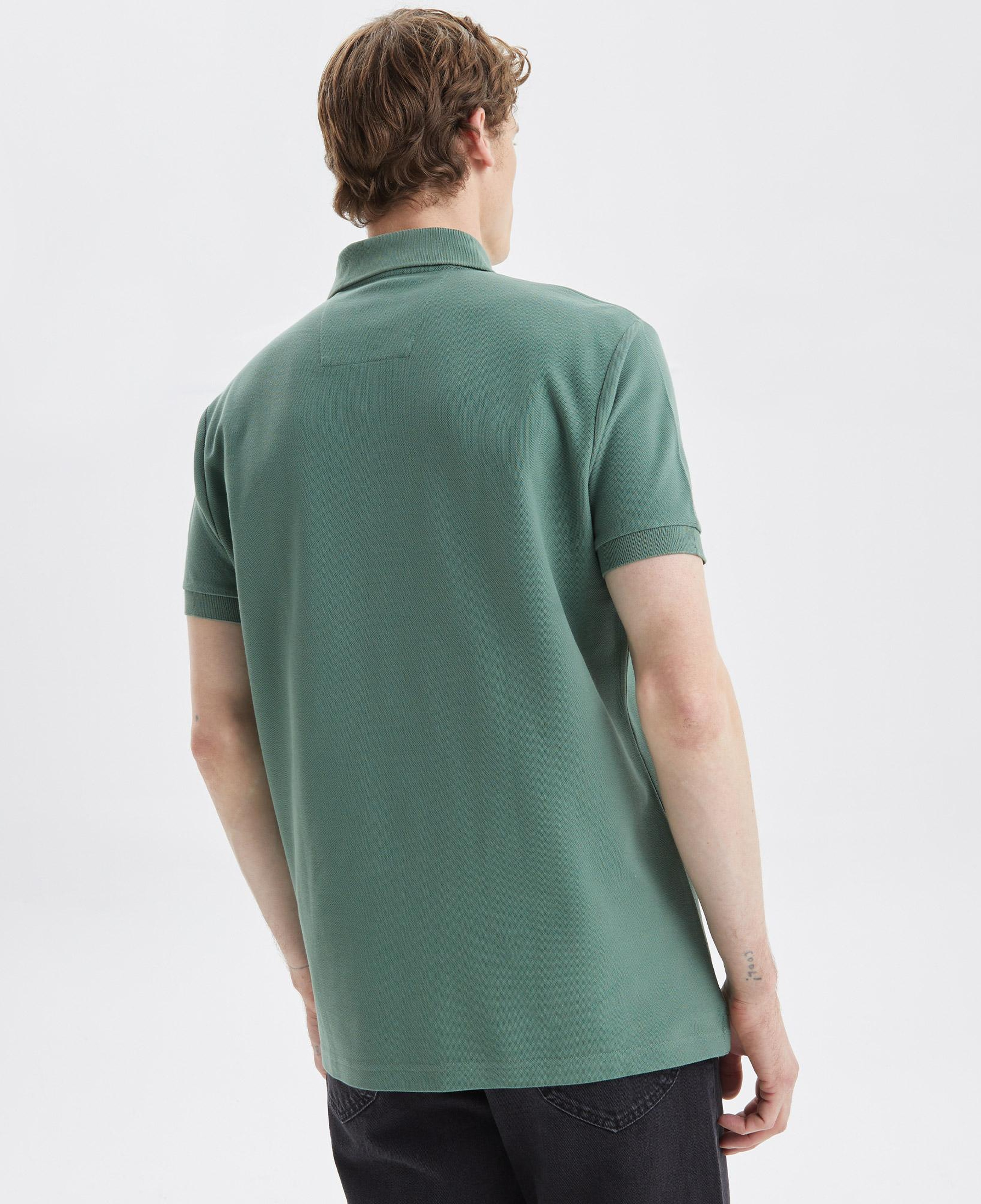 Nautica Erkek Yeşil Classic Fit Kısa Kollu Polo Yaka T-Shirt