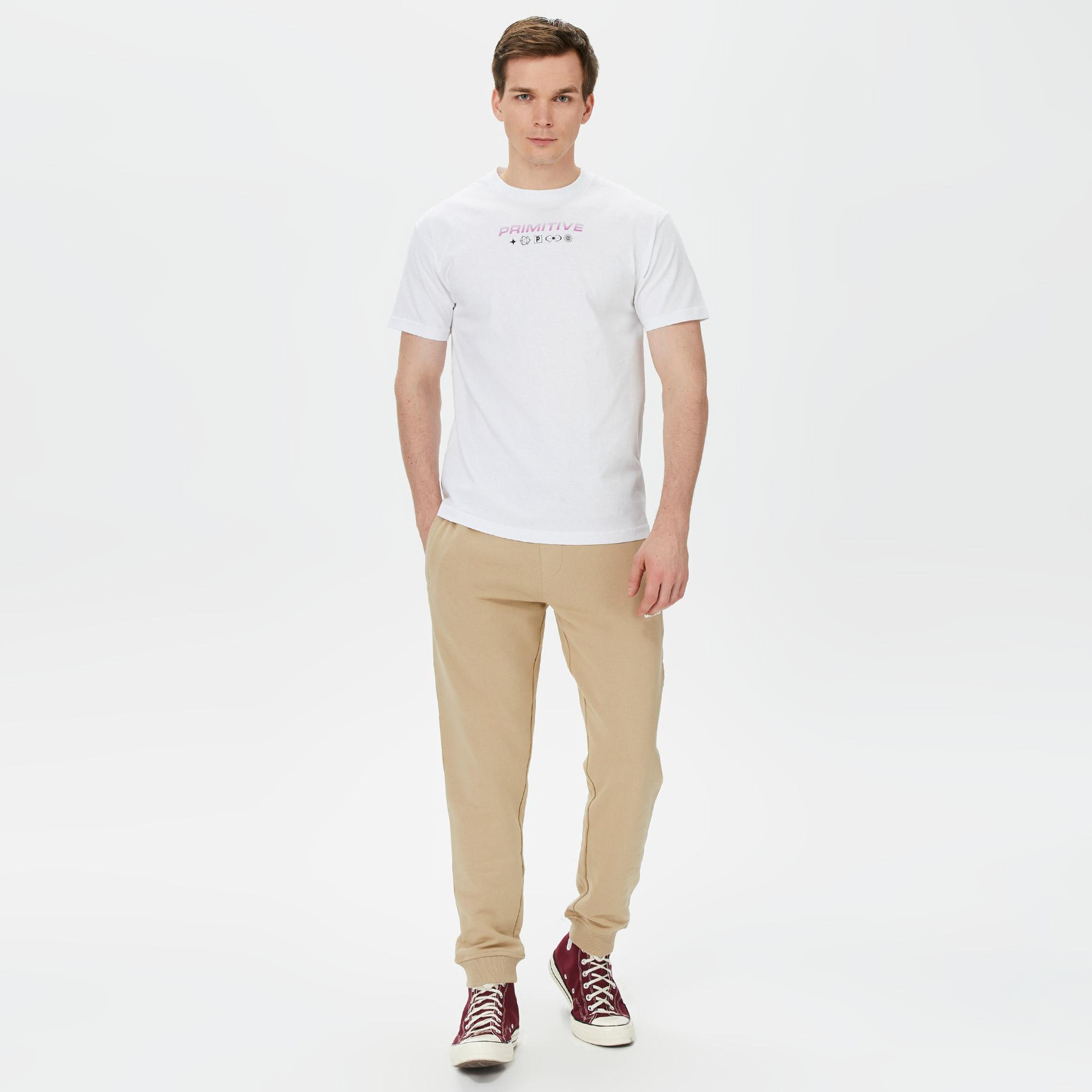 Primitive Zenith Erkek Beyaz T-Shirt