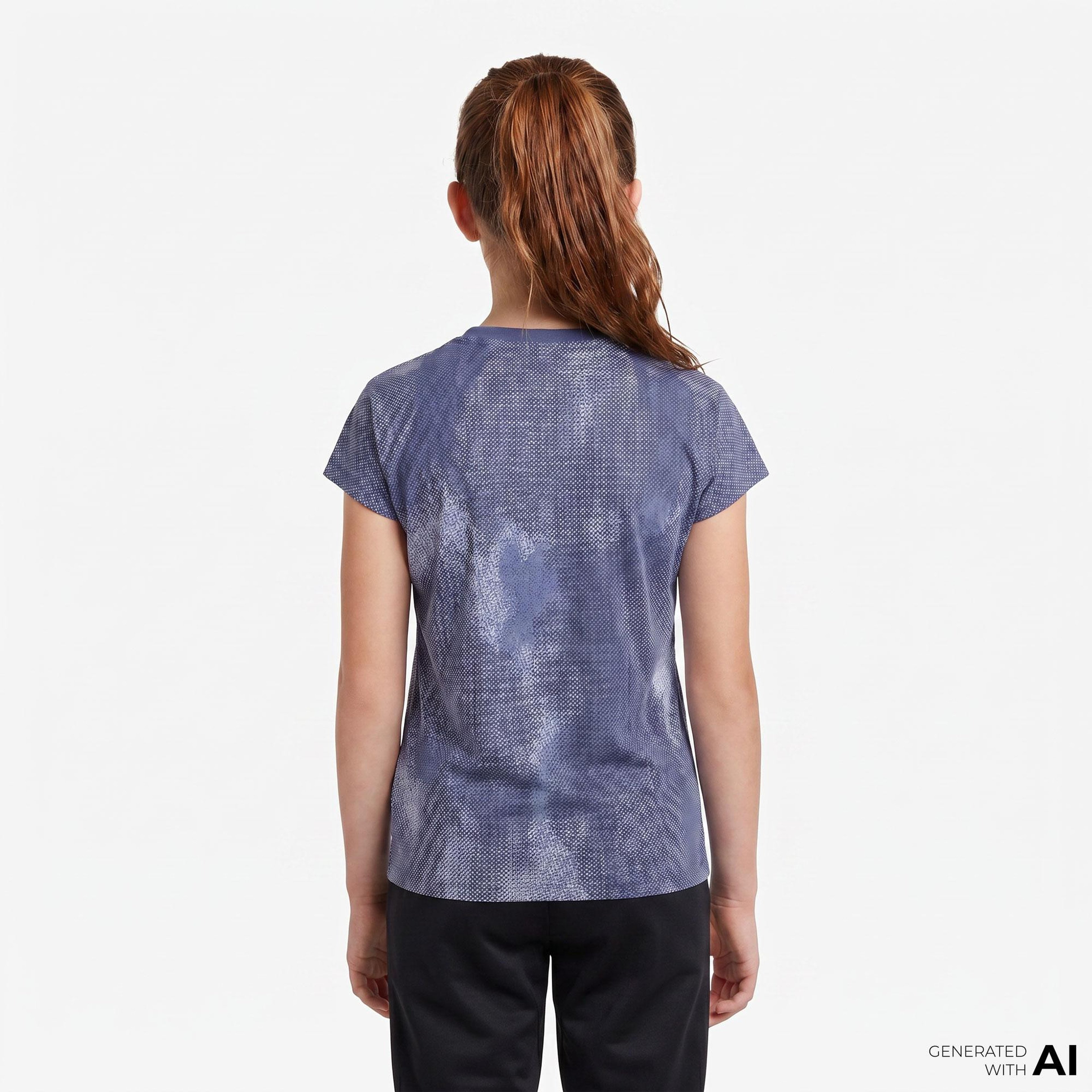 adidas Sportswear Jg Fi Aop T Çocuk Mavi T-Shirt