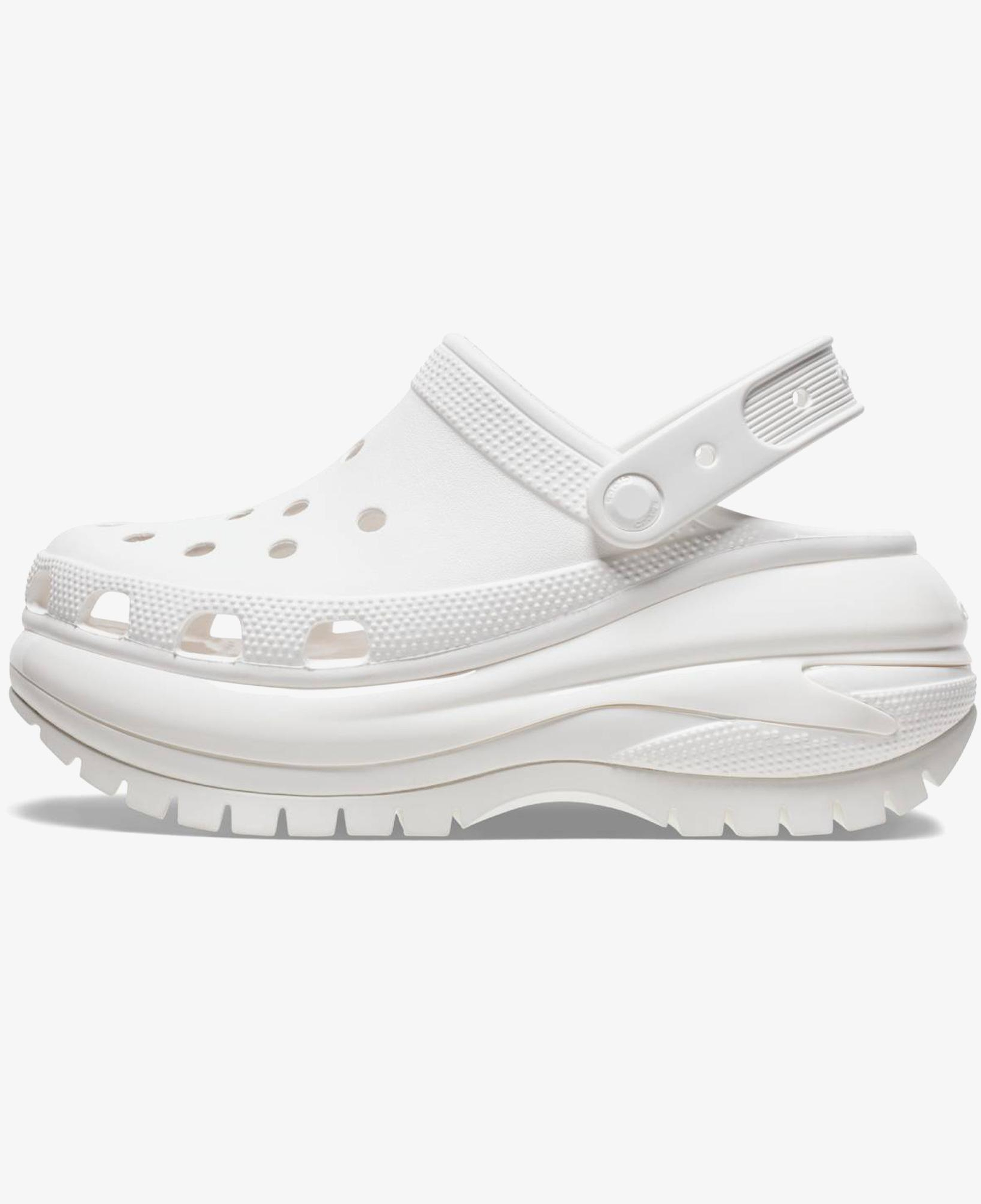 Crocs Classic Mega Crush Kadın Beyaz Terlik