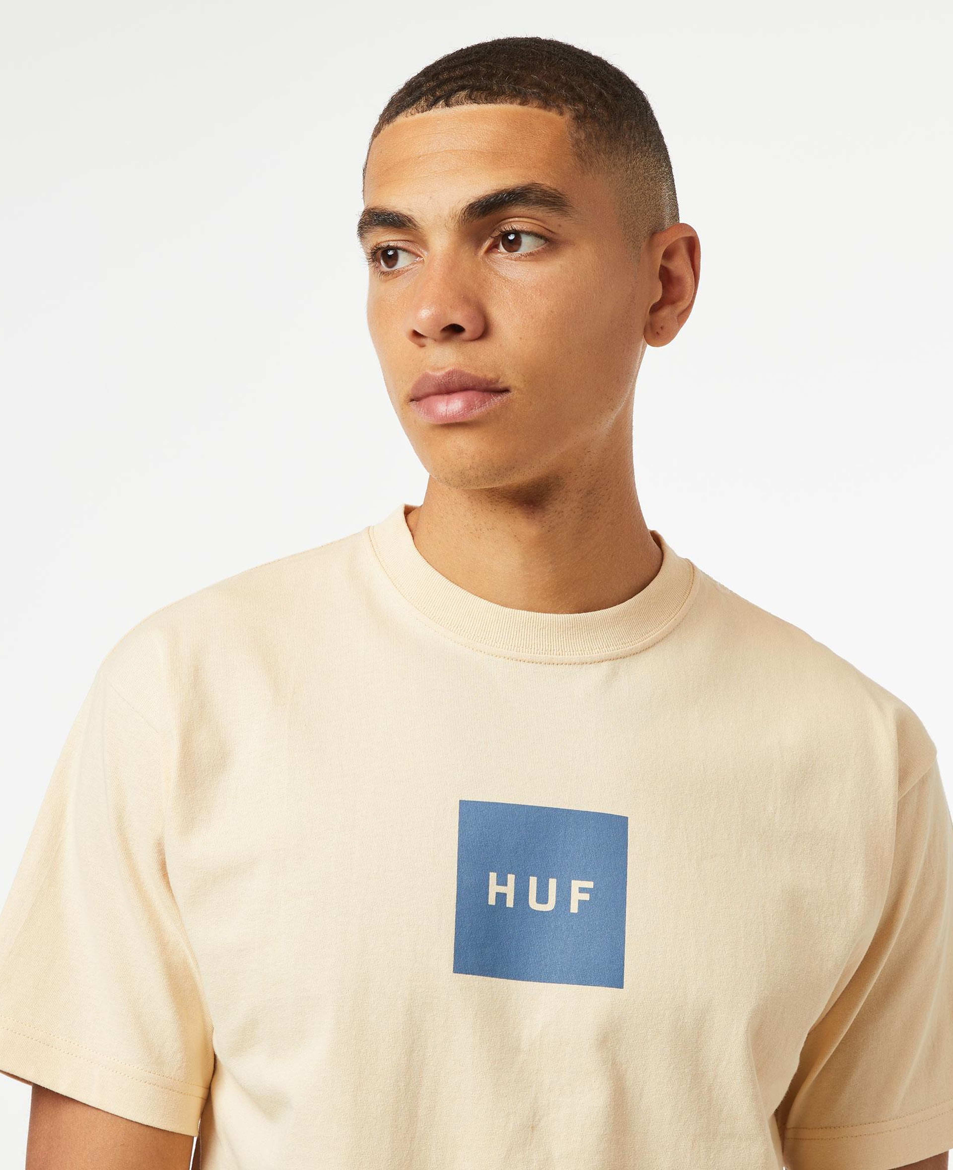 HUF Set Box S/S Erkek Krem T-Shirt