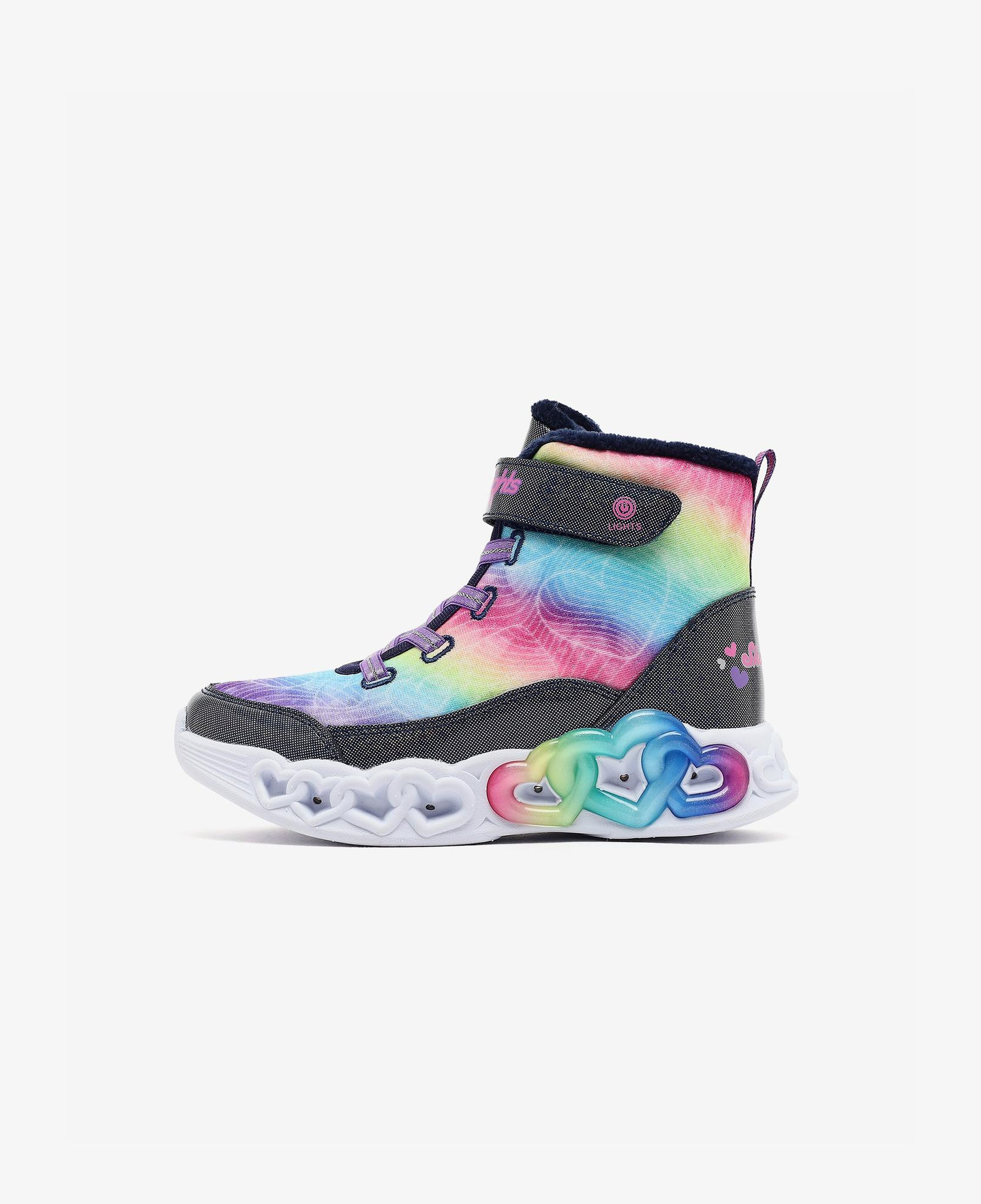 Skechers Infinite Heart Lights Çocuk Lacivert Spor Ayakkabı