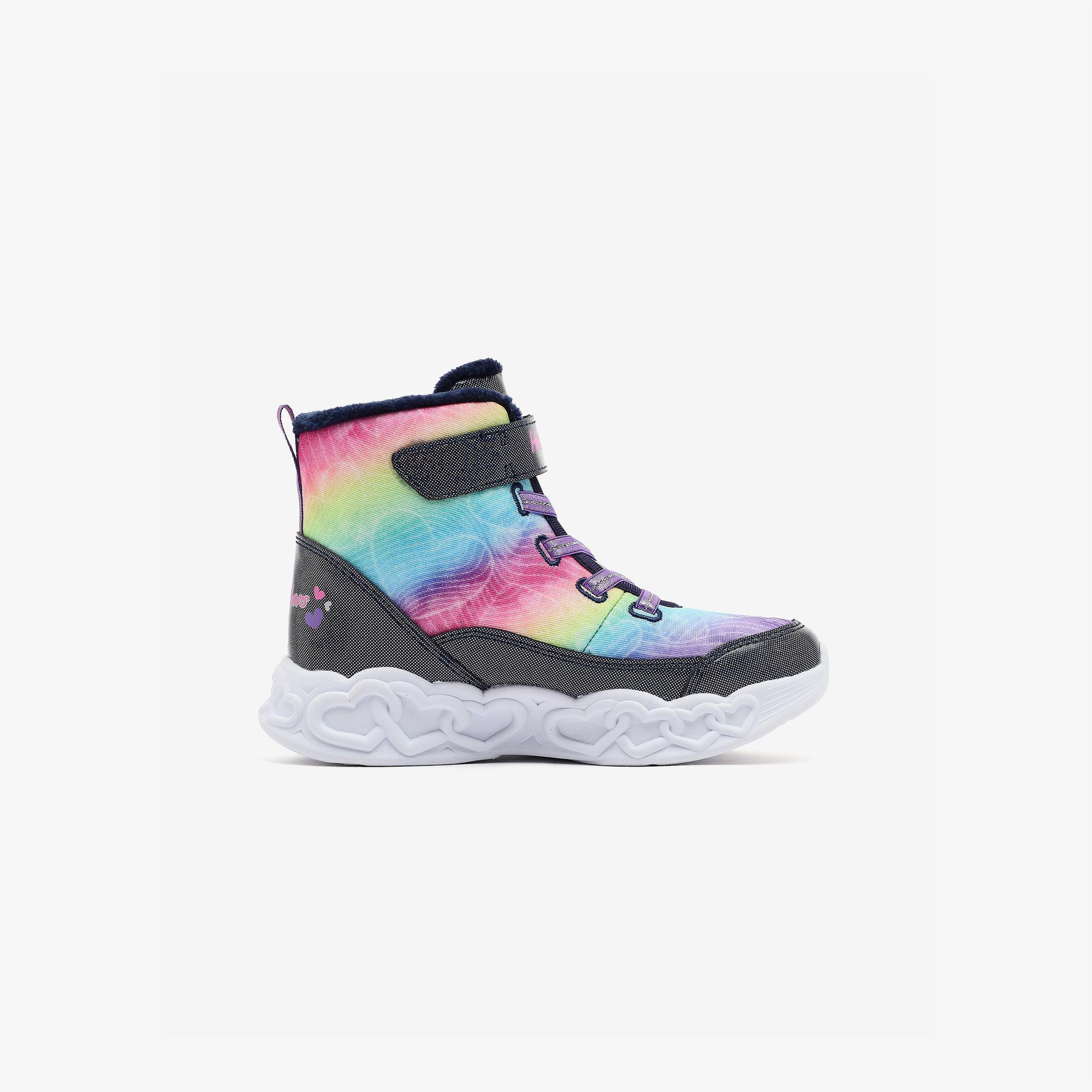 Skechers Infinite Heart Lights Çocuk Lacivert Spor Ayakkabı