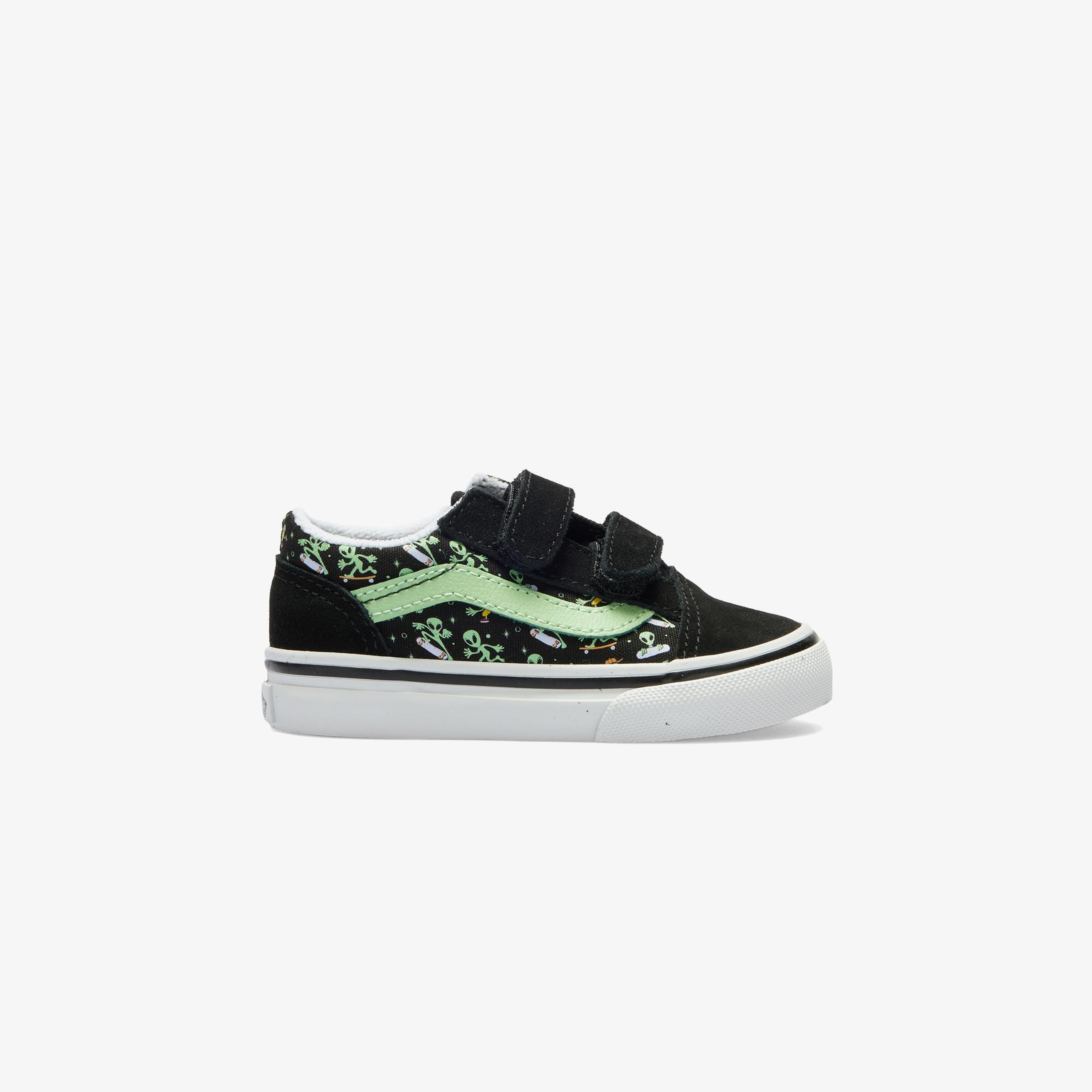 Vans Old Skool V Bebek Siyah Sneaker