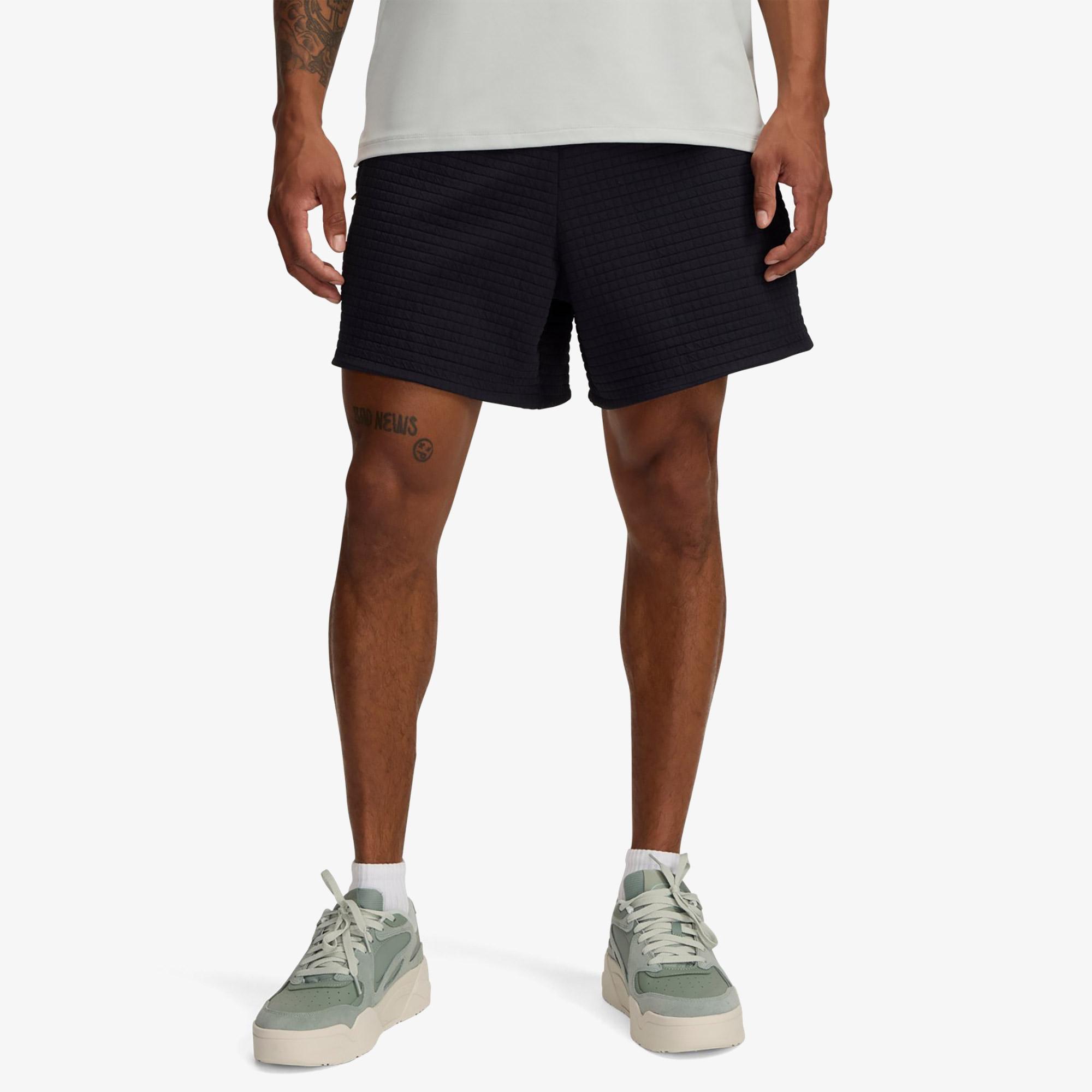 Under Armour Fleece Grid Erkek Siyah Şort