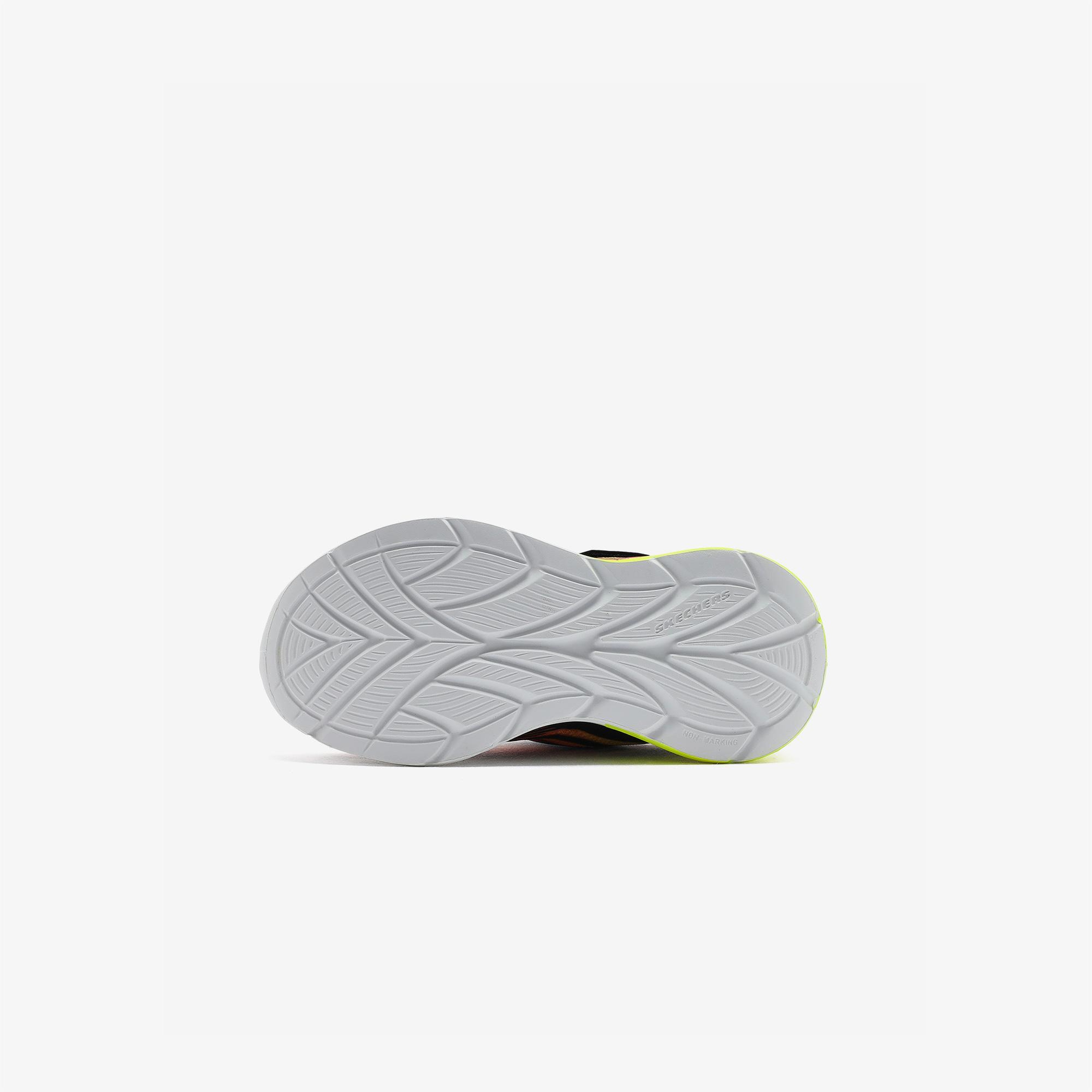 Skechers Flexglow Ultra Çocuk Siyah Işıklı Spor Ayakkabı