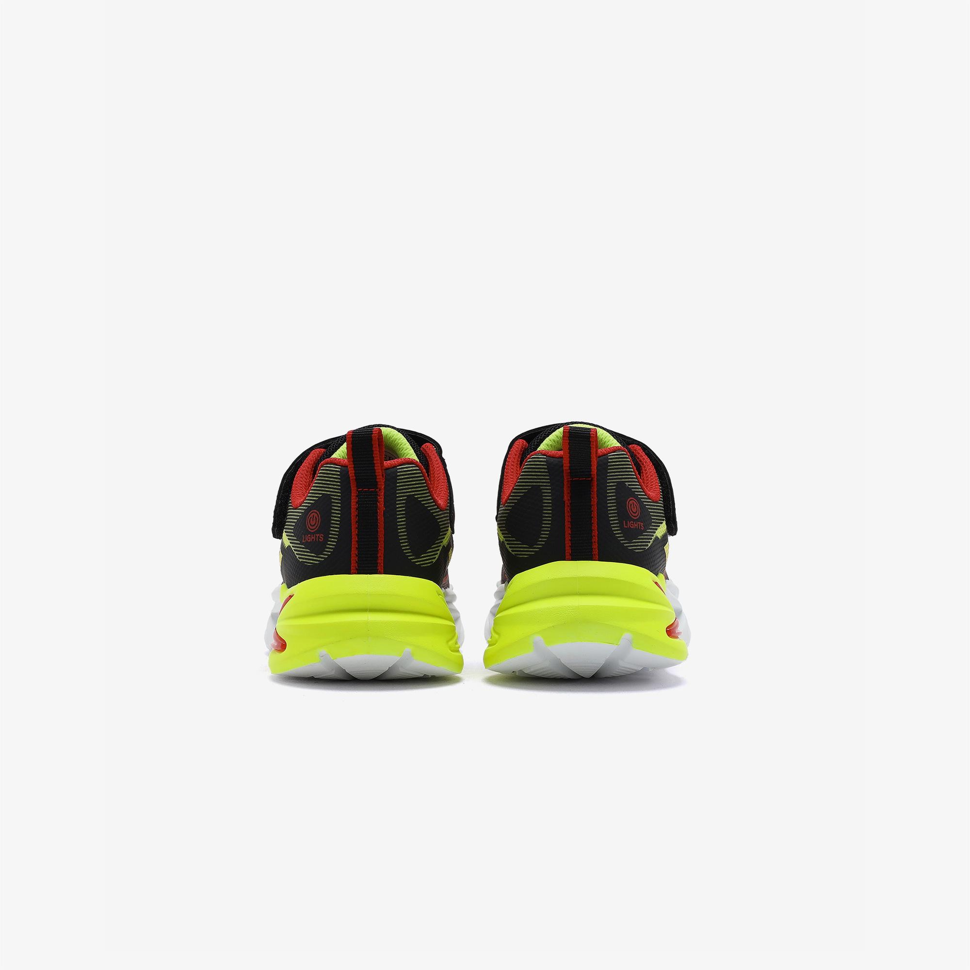 Skechers Flexglow Ultra Çocuk Siyah Işıklı Spor Ayakkabı